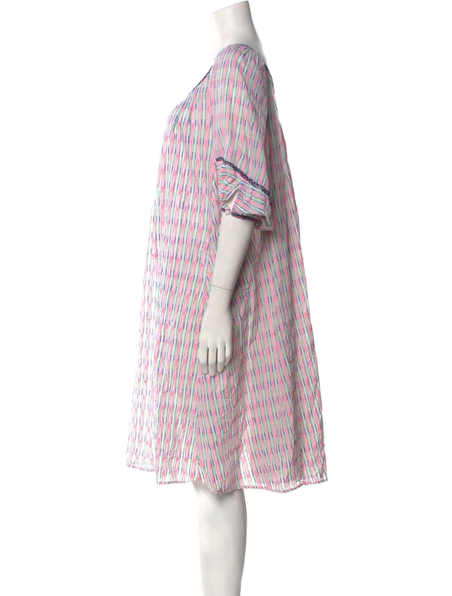 Thierry Colson Striped Mini Dress