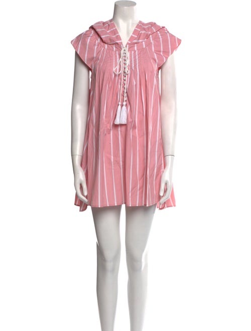 Thierry Colson V-Neck Mini Dress