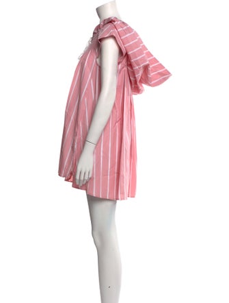 Thierry Colson V-Neck Mini Dress