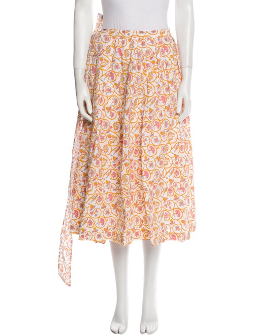 Thierry Colson Printed Midi Length Skirt