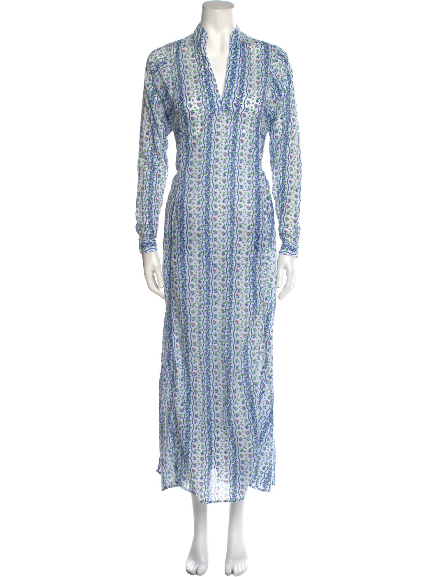 Thierry Colson Floral Print Long Dress