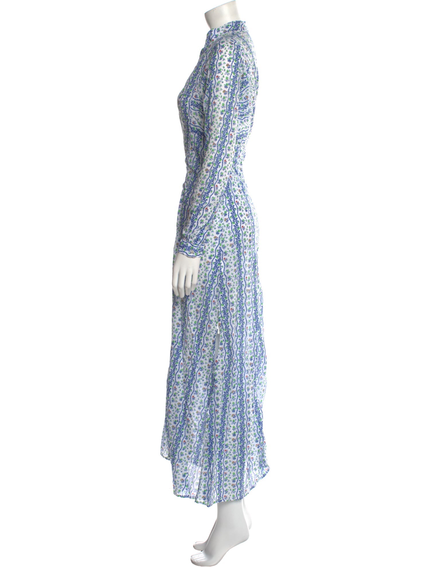 Thierry Colson Floral Print Long Dress