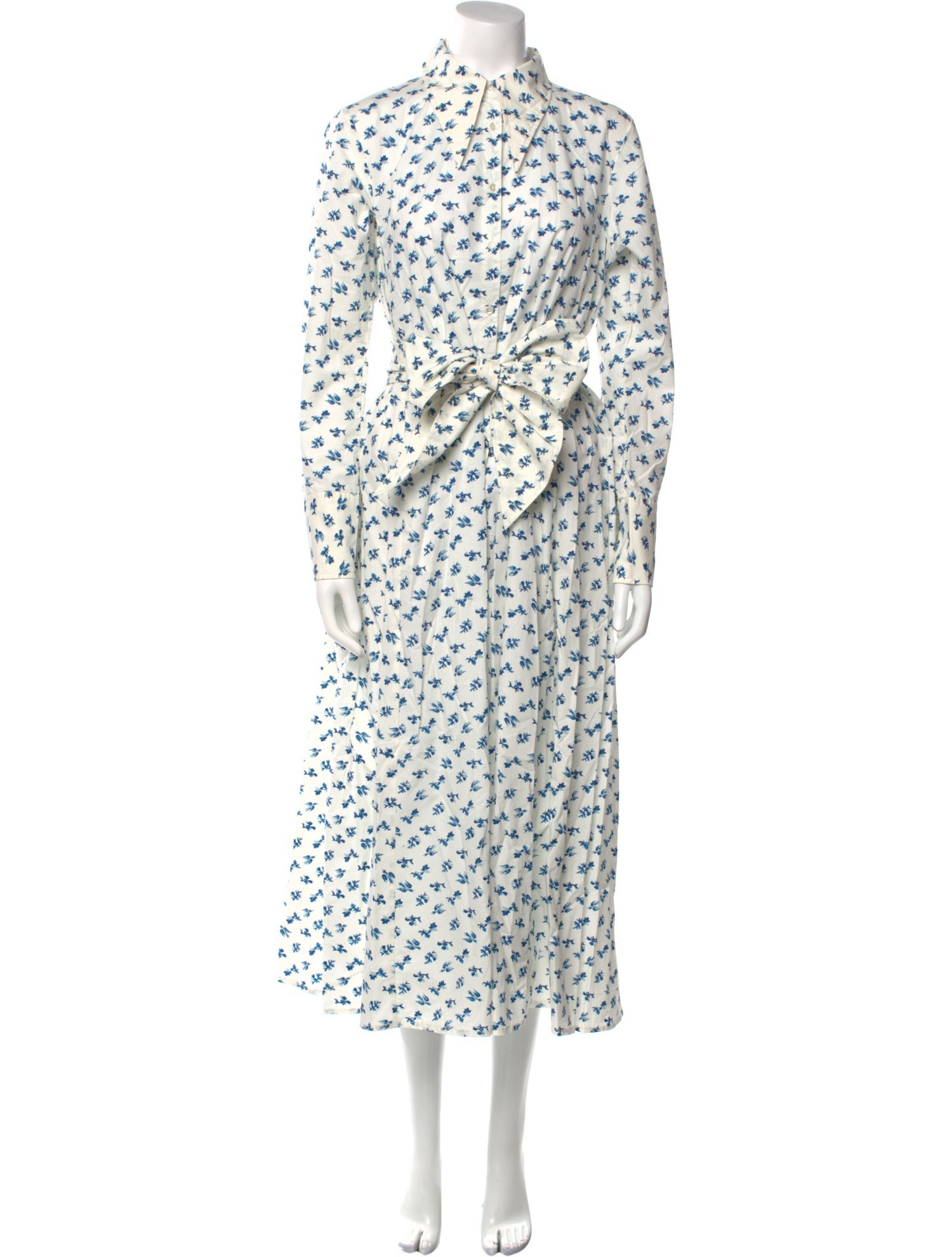 Thierry Colson Floral Print Long Dress w/ Tags