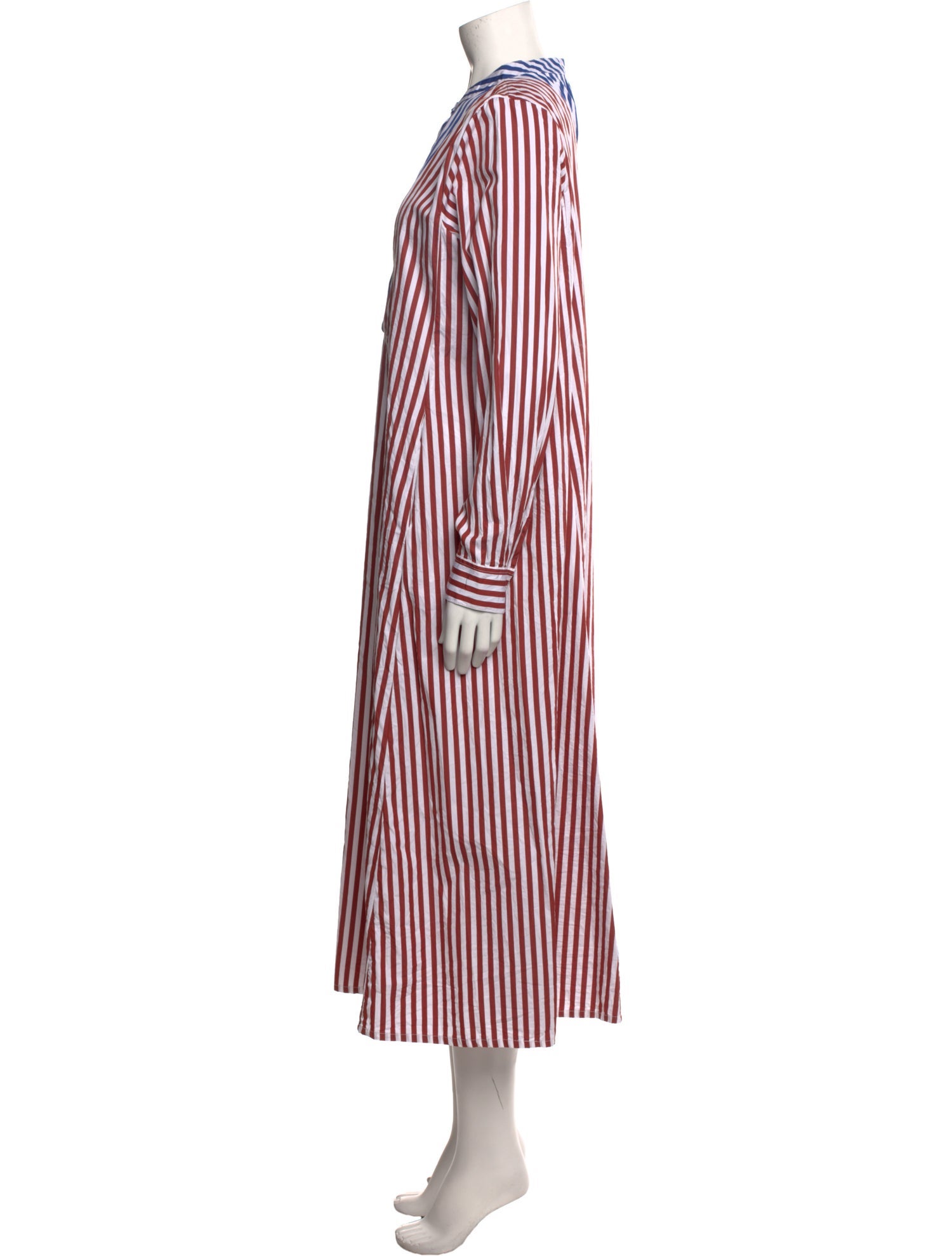 Thierry Colson Striped Long Dress