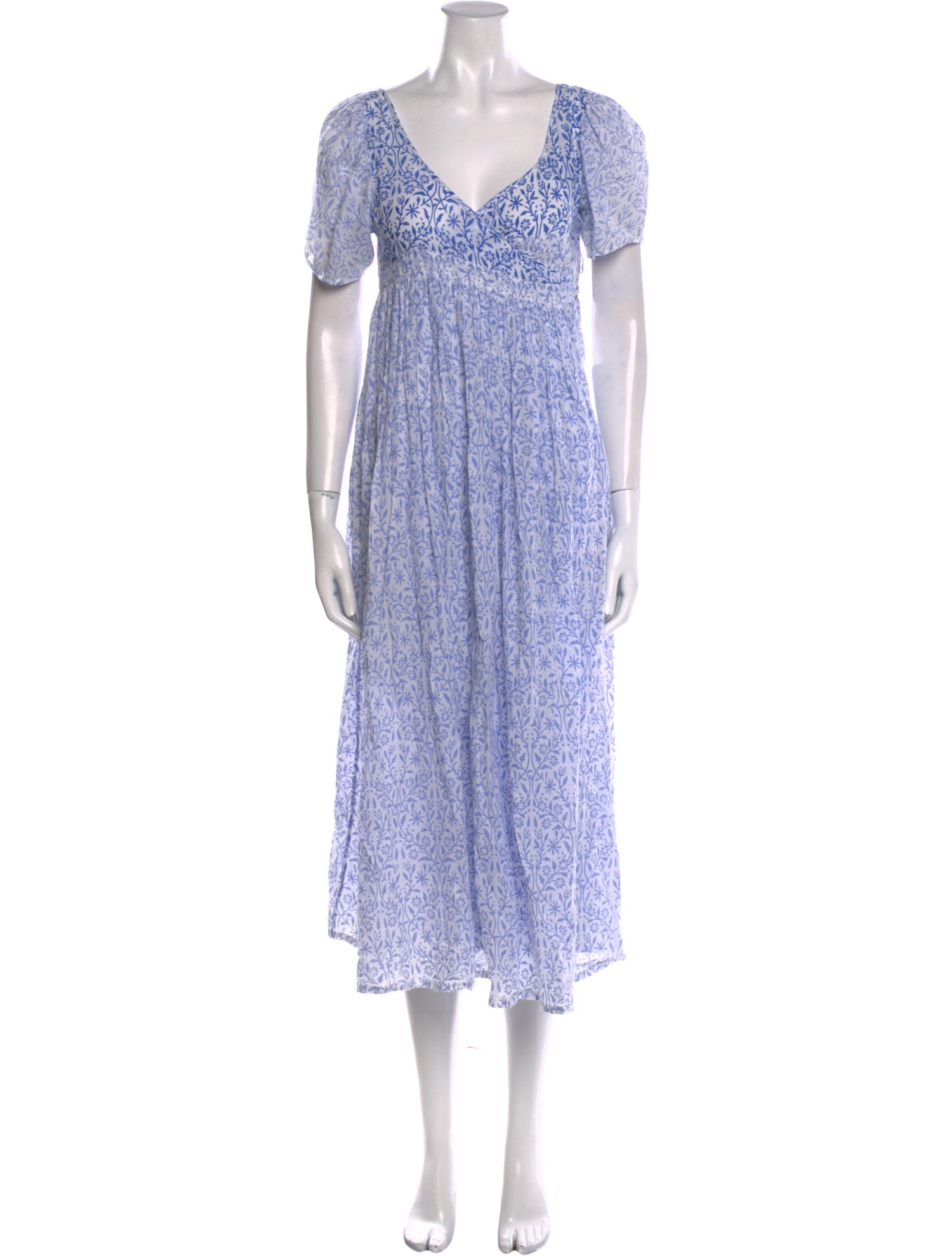Thierry Colson Printed Long Dress