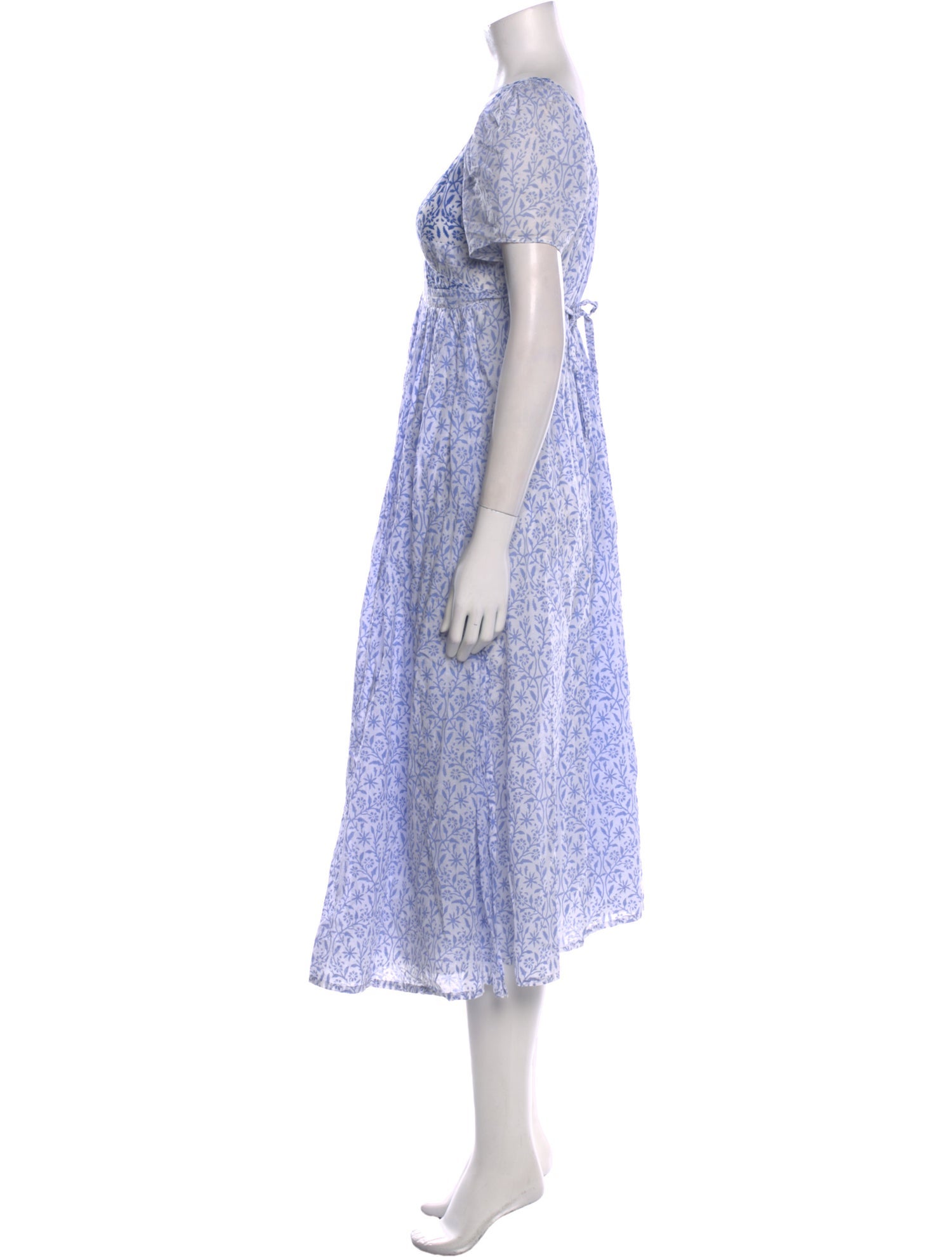 Thierry Colson Printed Long Dress