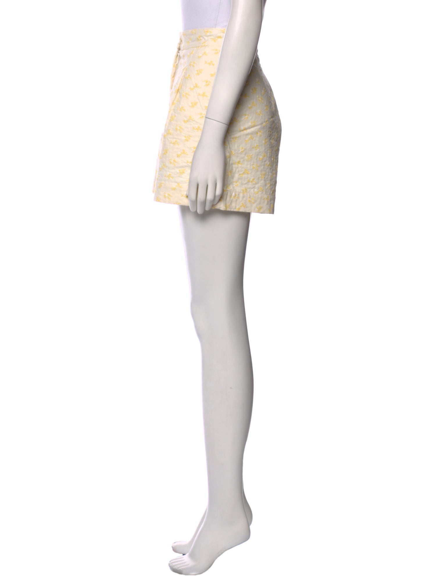 Thierry Colson Printed Mini Shorts