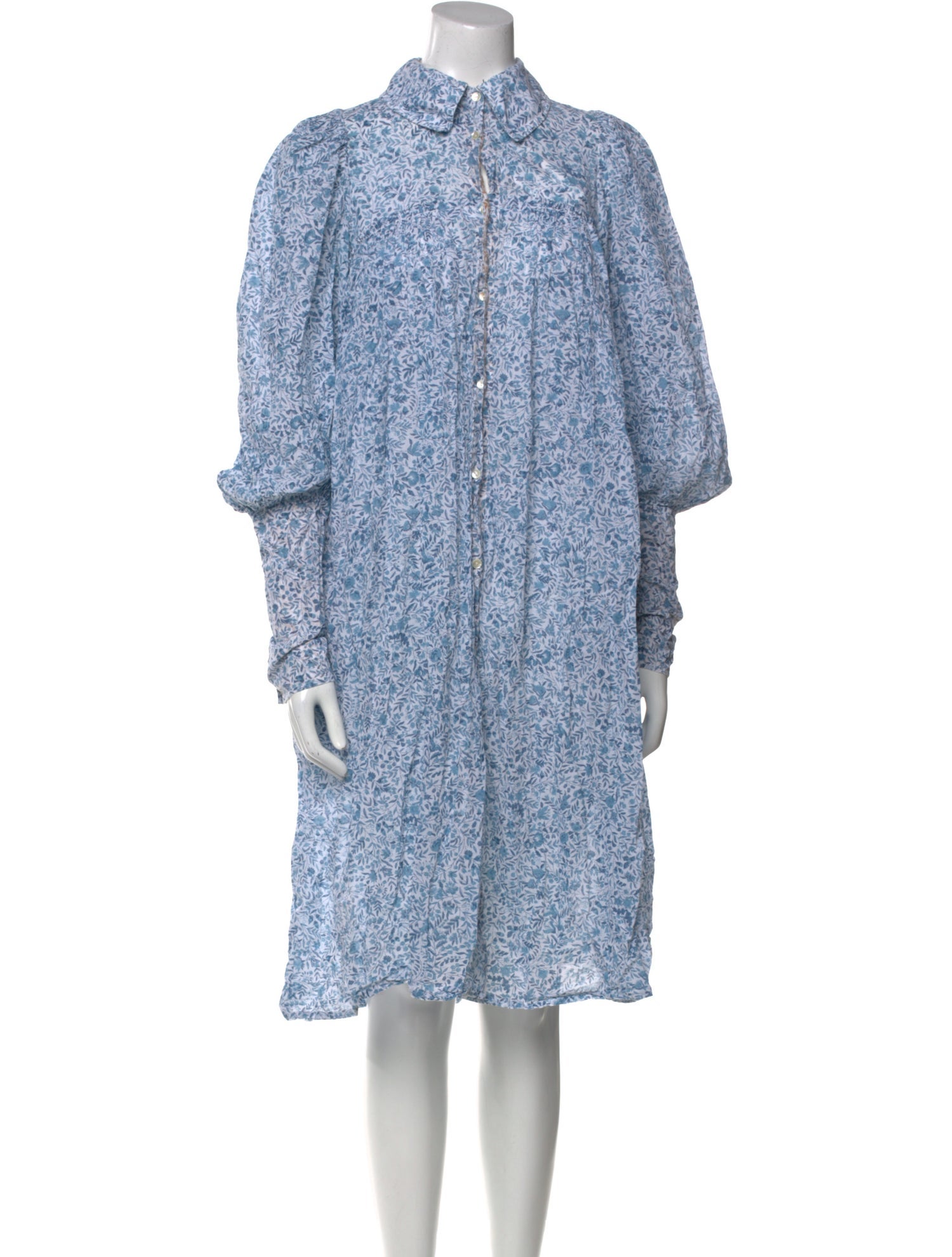 Thierry Colson Floral Print Midi Length Dress