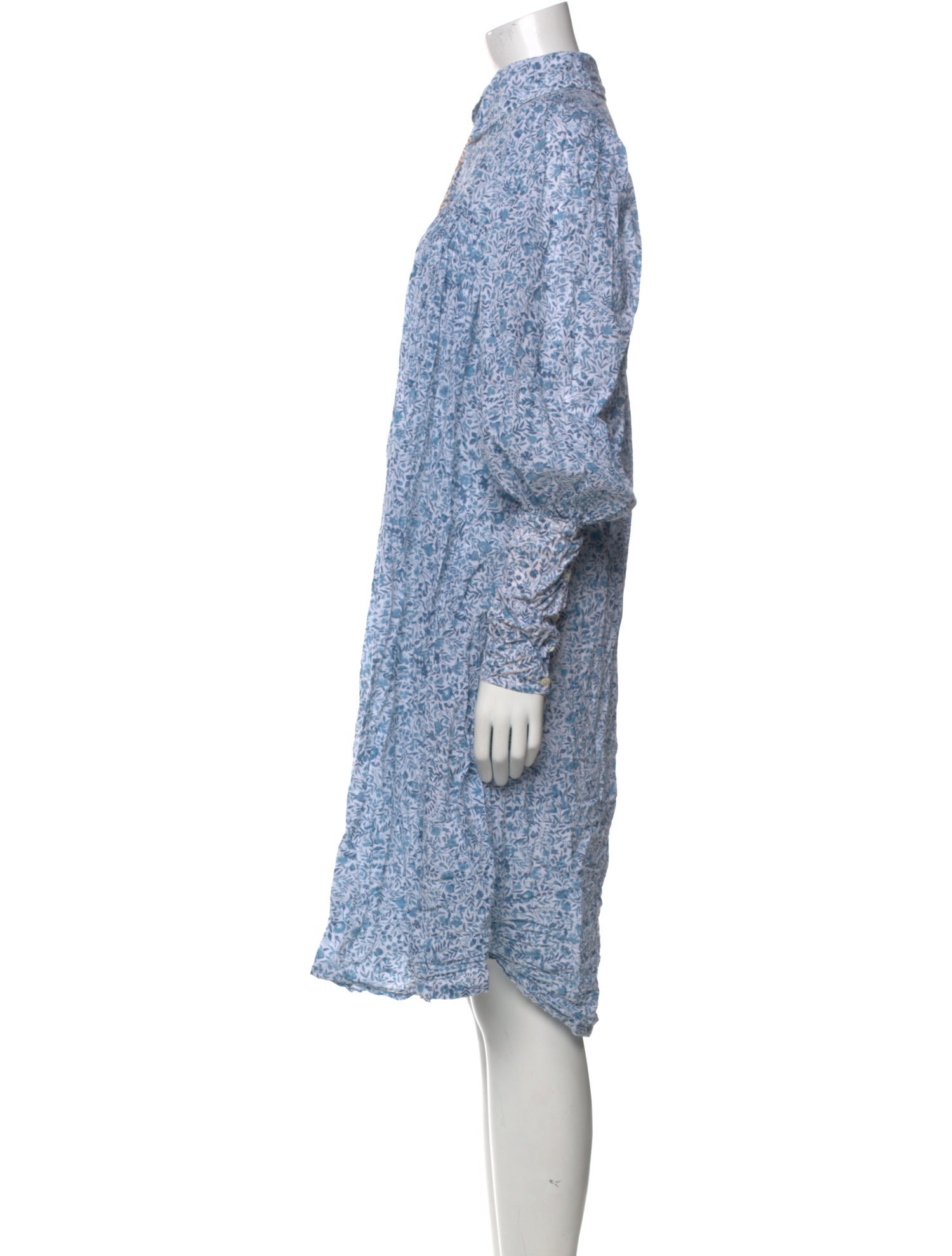 Thierry Colson Floral Print Midi Length Dress