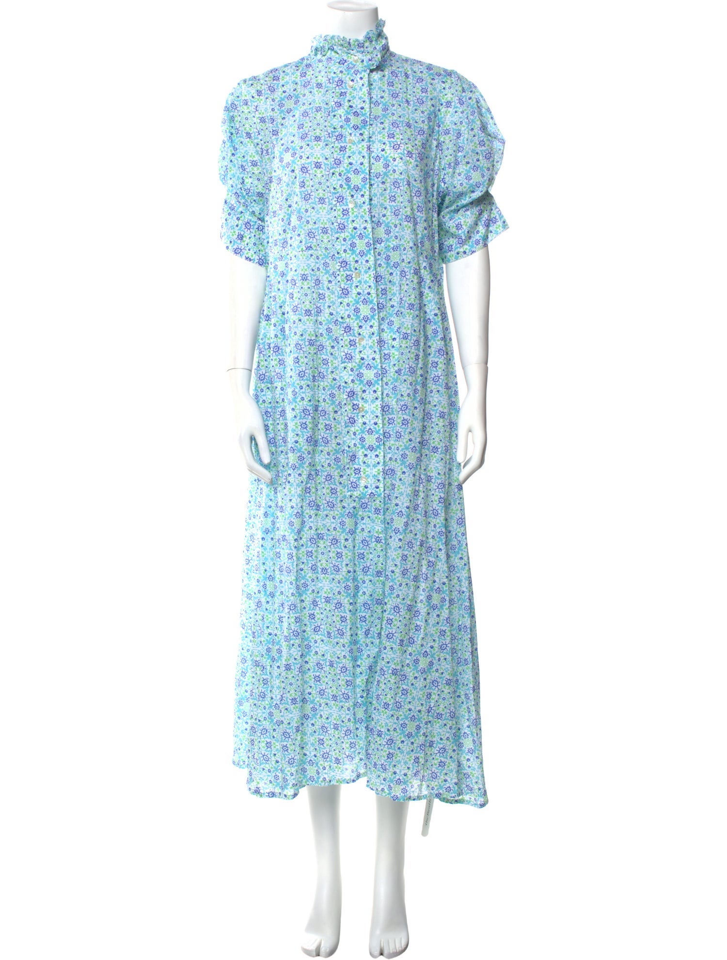 Thierry Colson Floral Print Long Dress