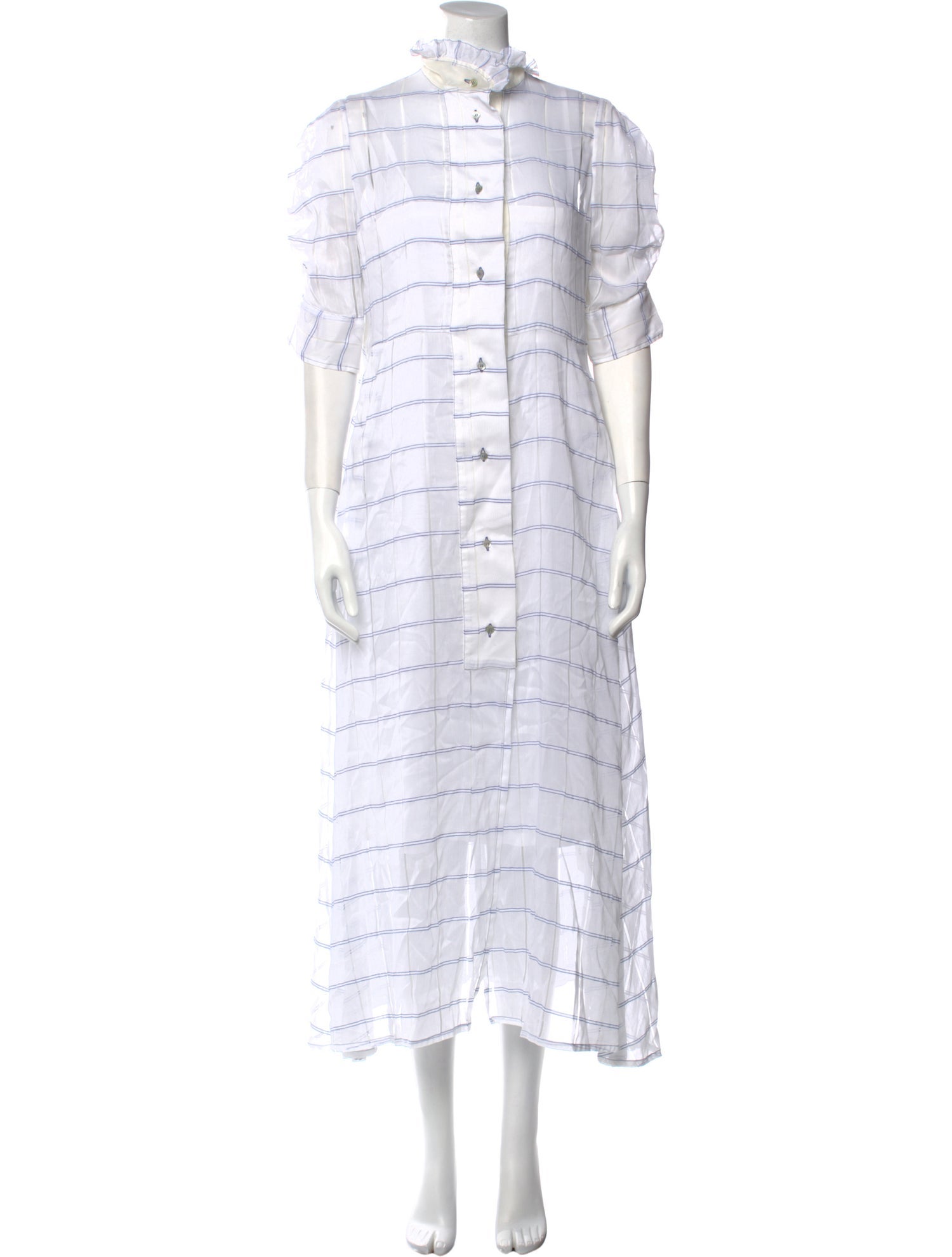 Thierry Colson Striped Long Dress