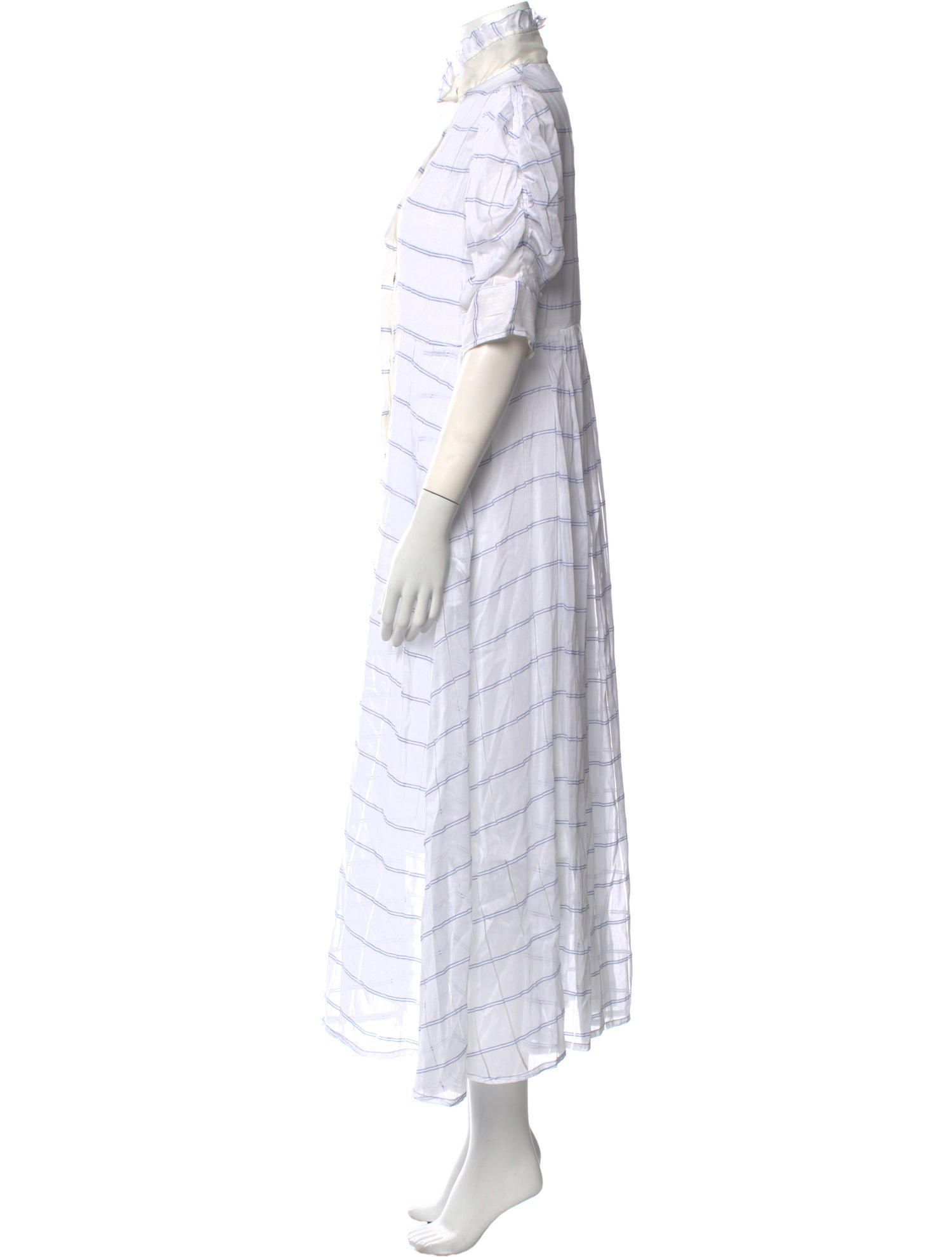 Thierry Colson Striped Long Dress