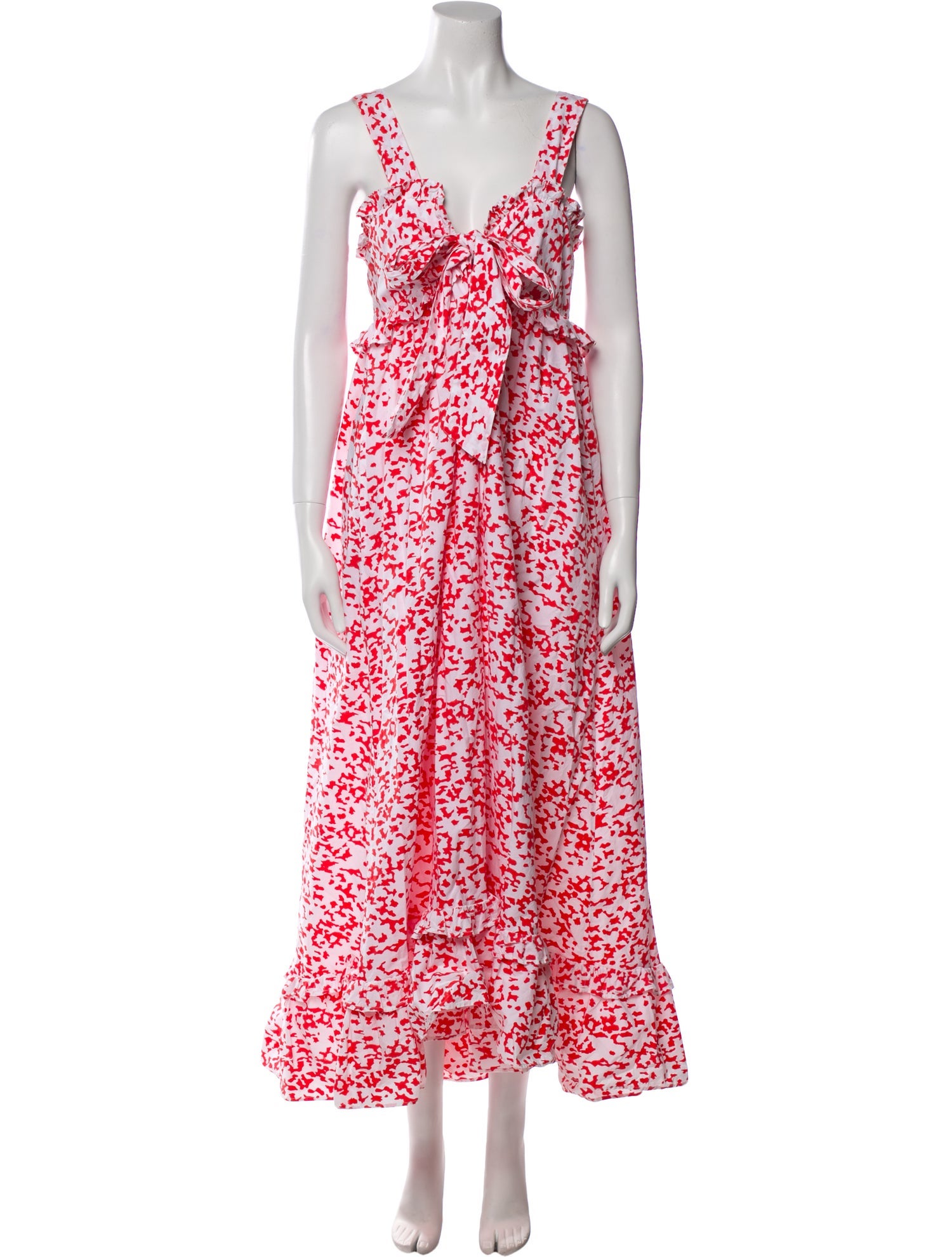 Thierry Colson Printed Long Dress