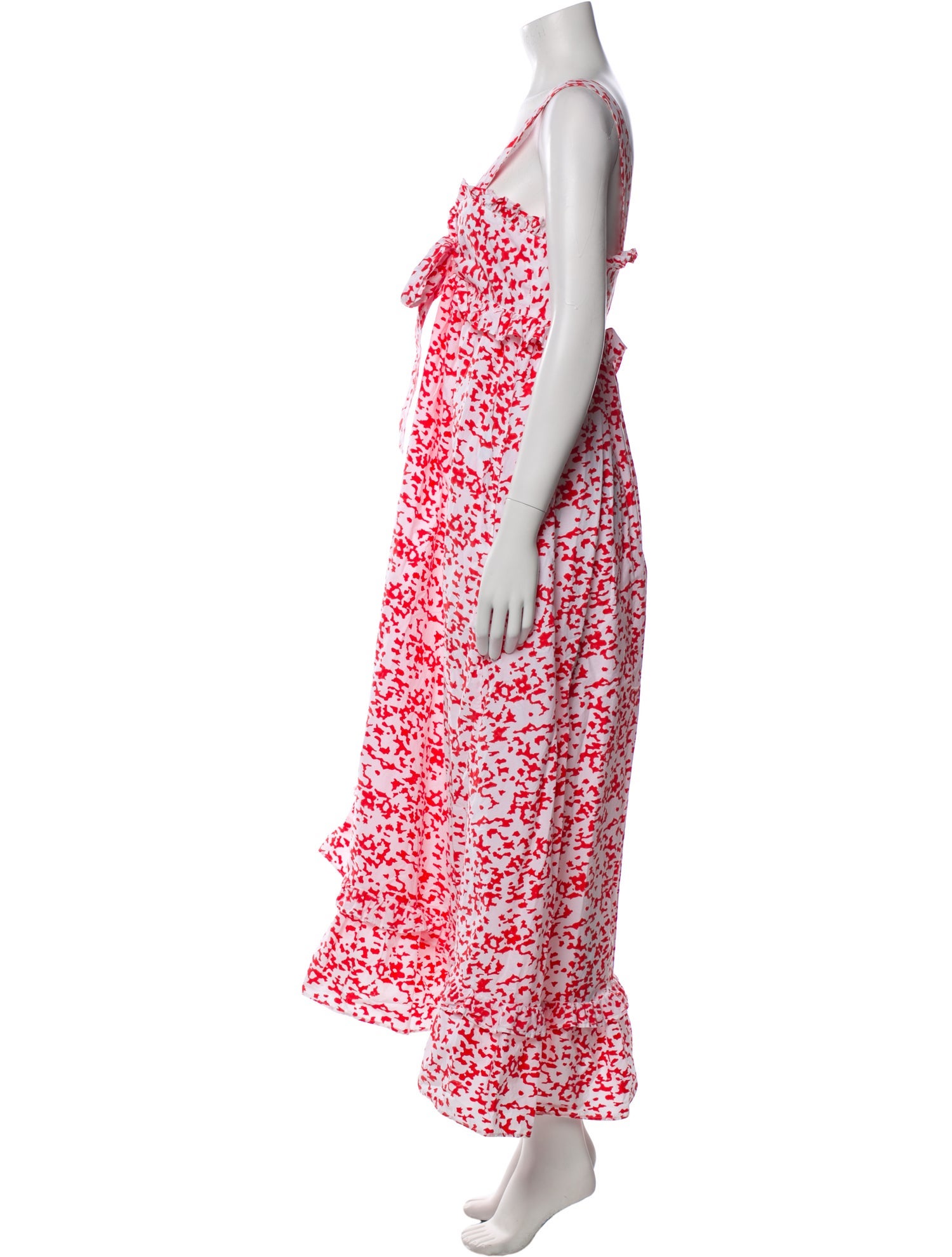 Thierry Colson Printed Long Dress