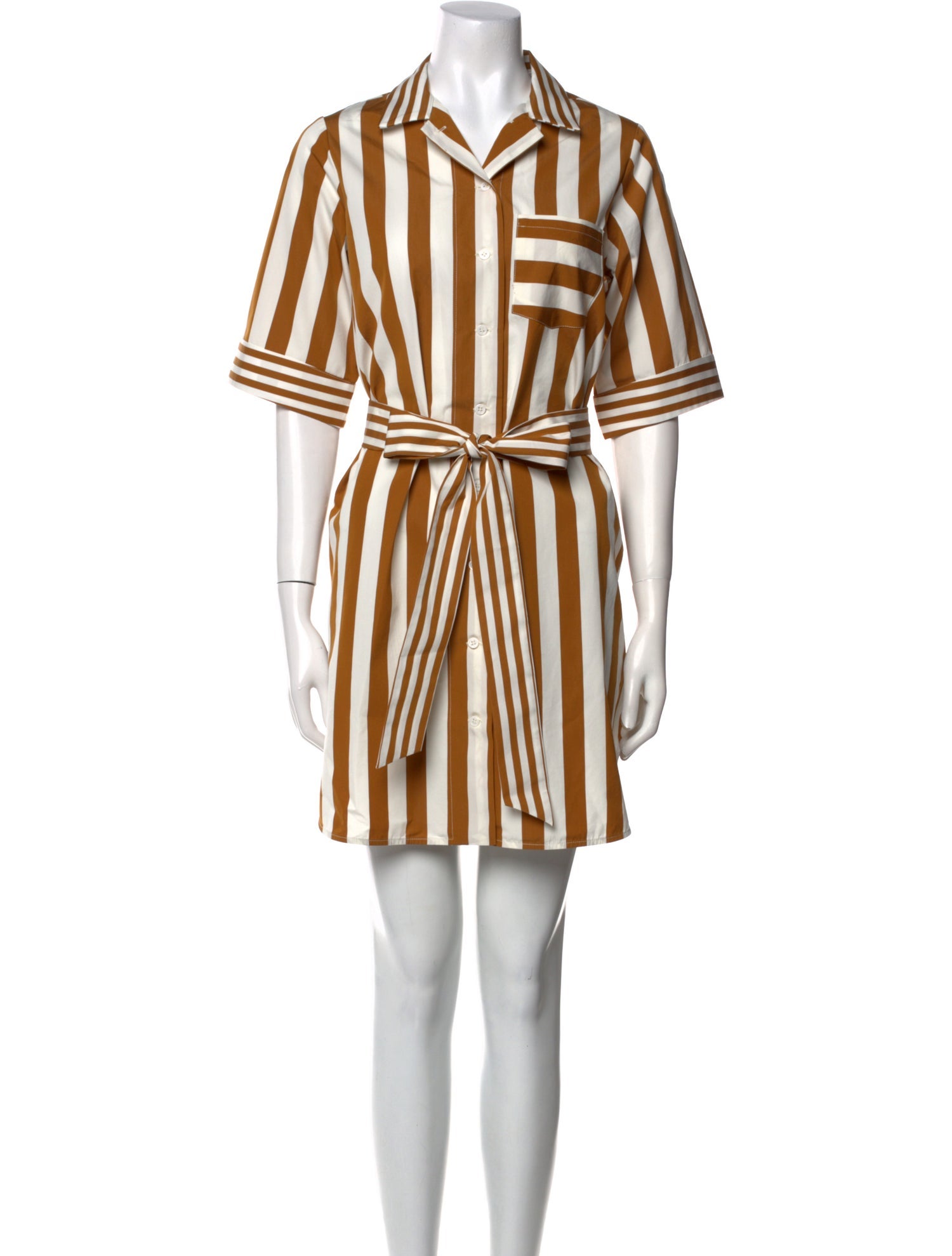 Thierry Colson Striped Mini Dress