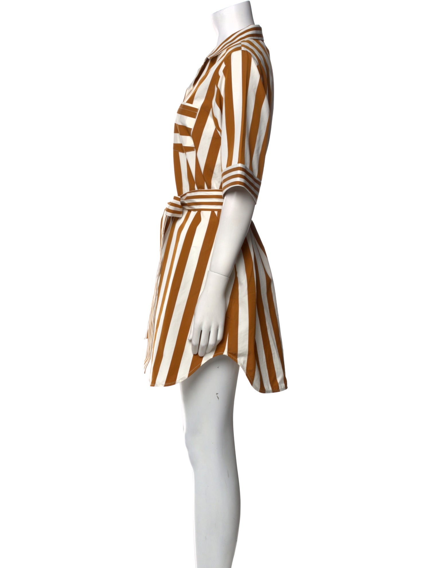 Thierry Colson Striped Mini Dress