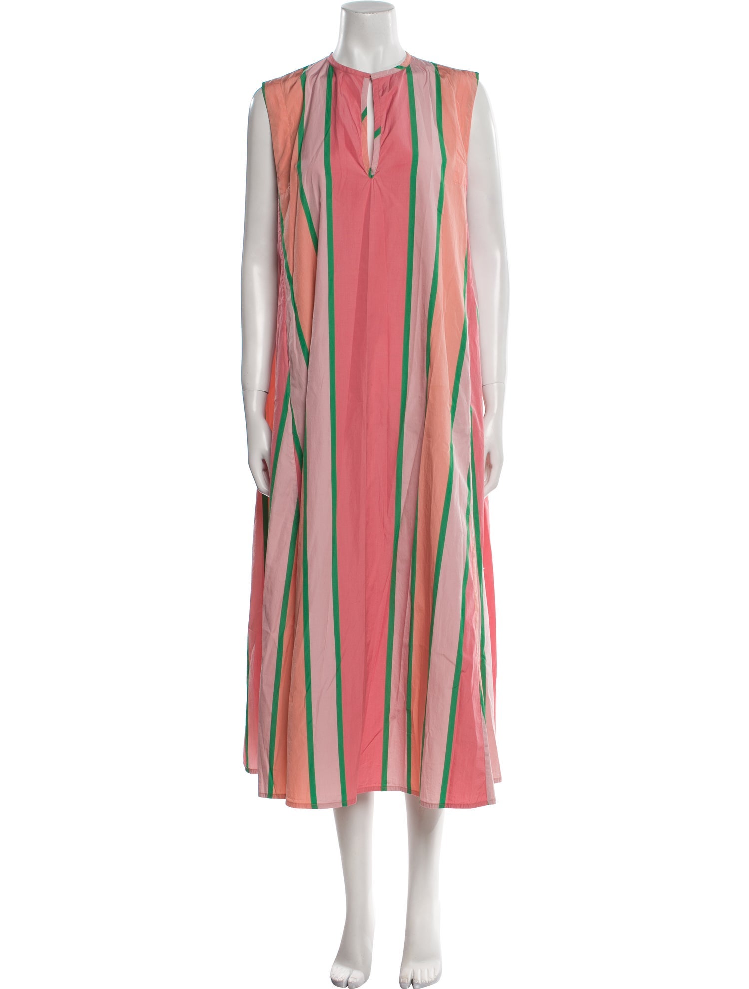 Thierry Colson Striped Long Dress