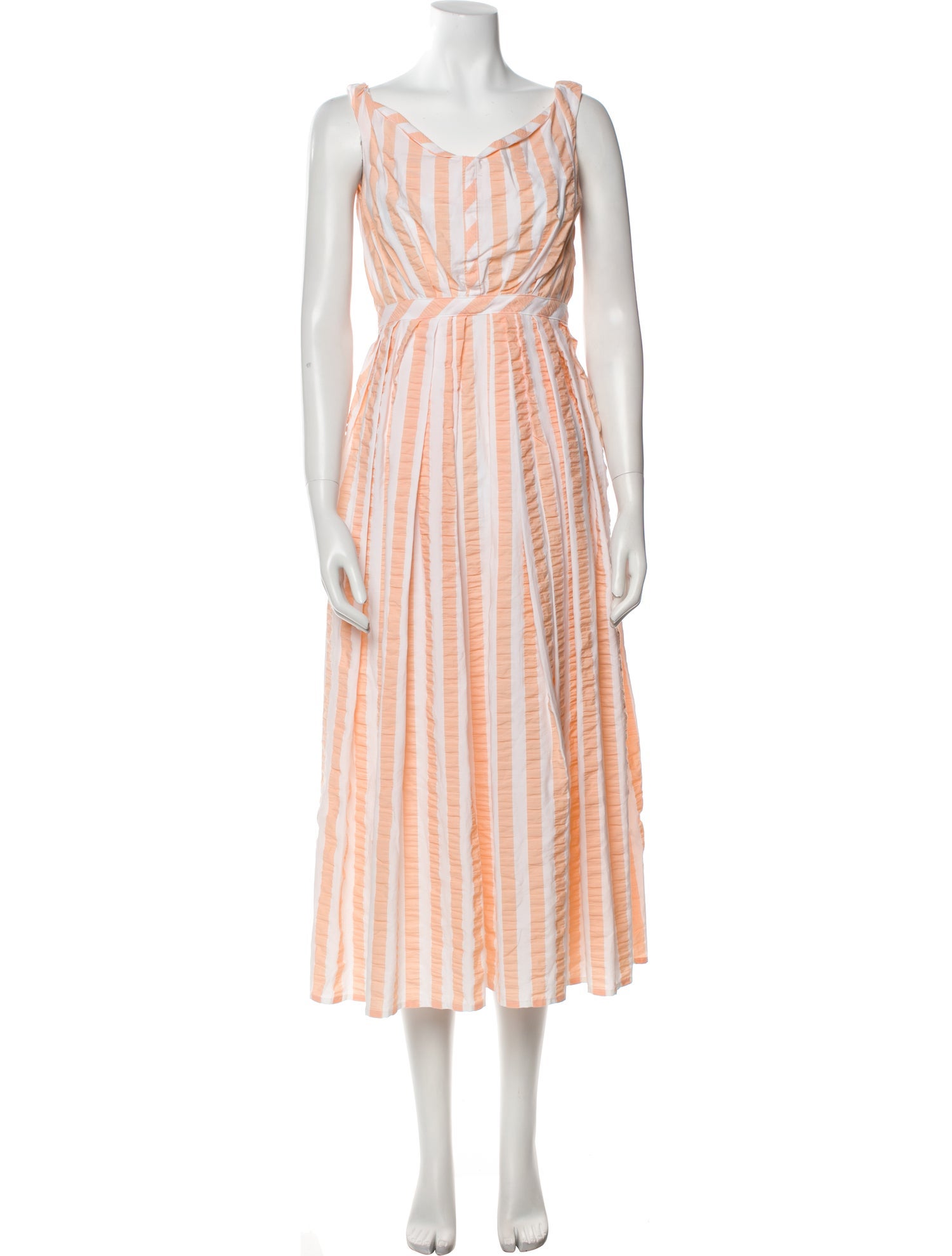 Thierry Colson Striped Long Dress