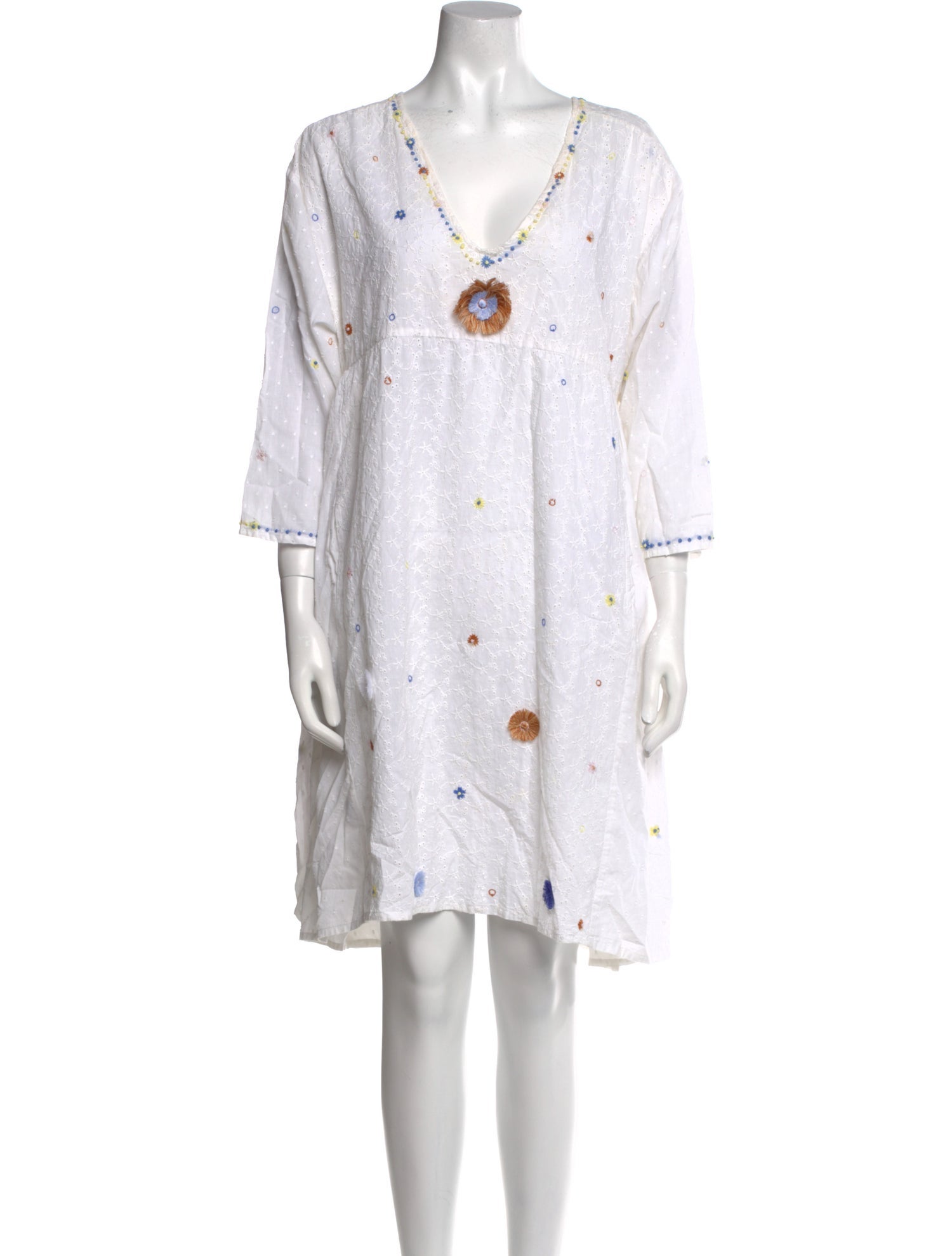 Thierry Colson Graphic Print Knee-Length Dress