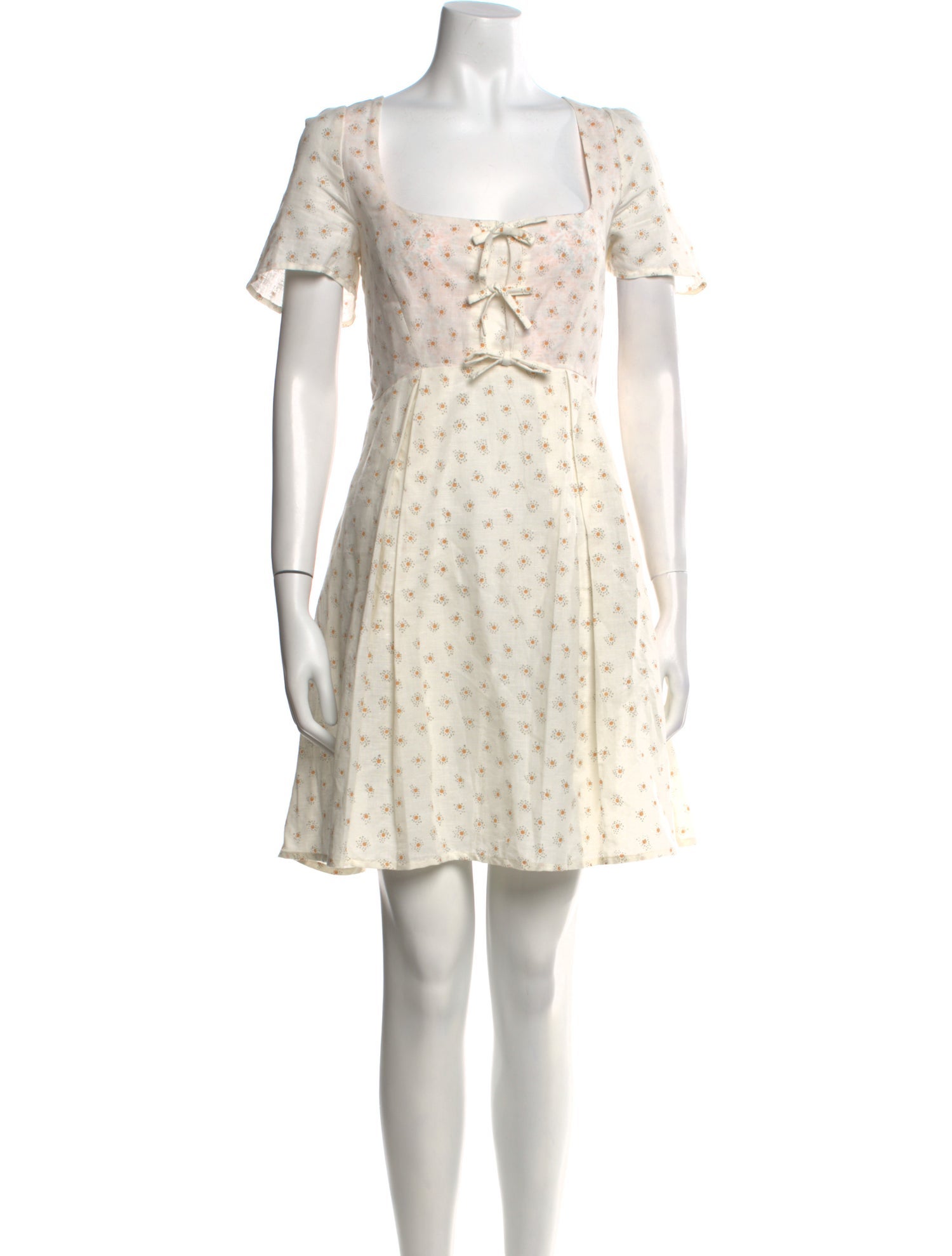 Thierry Colson Floral Print Mini Dress