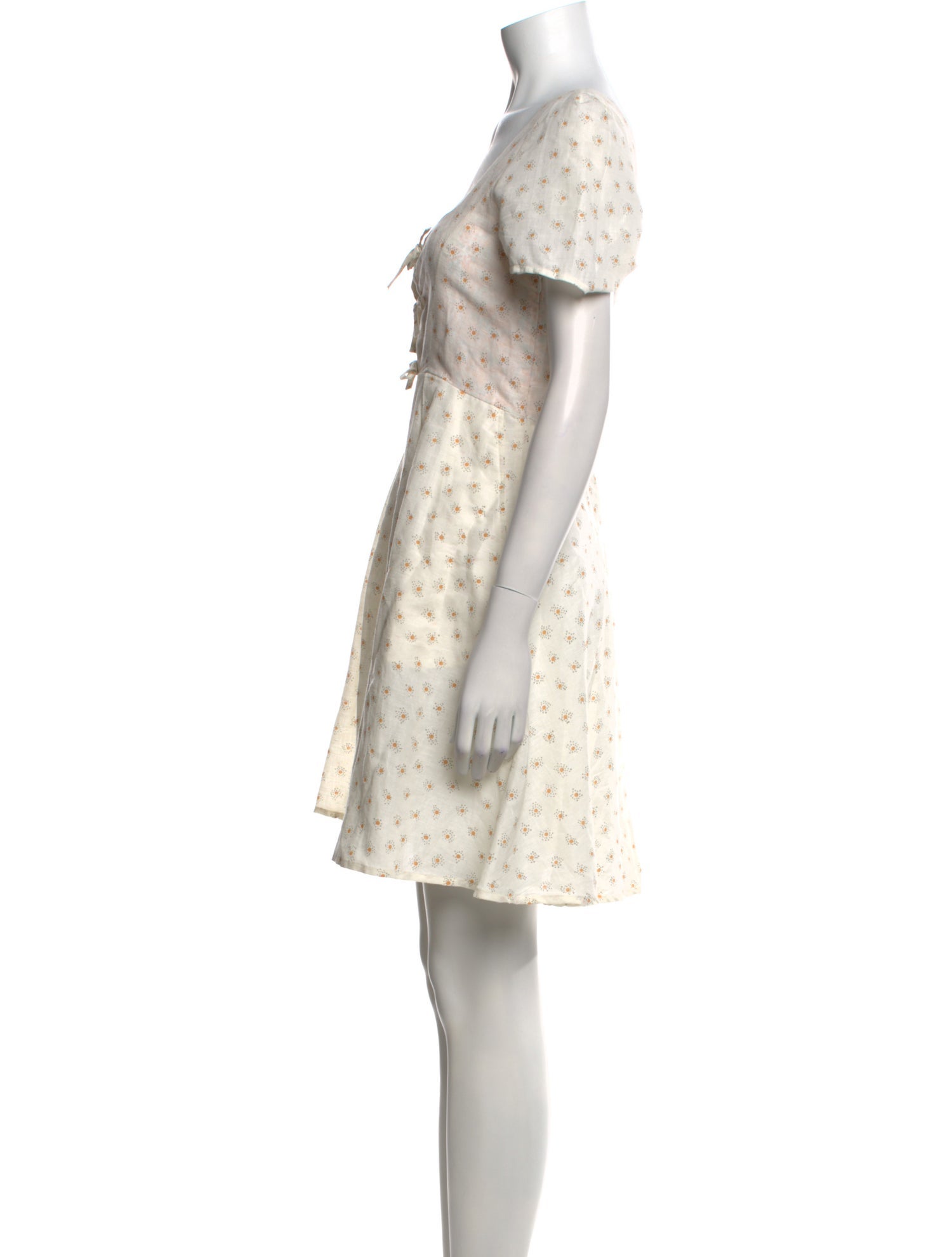 Thierry Colson Floral Print Mini Dress