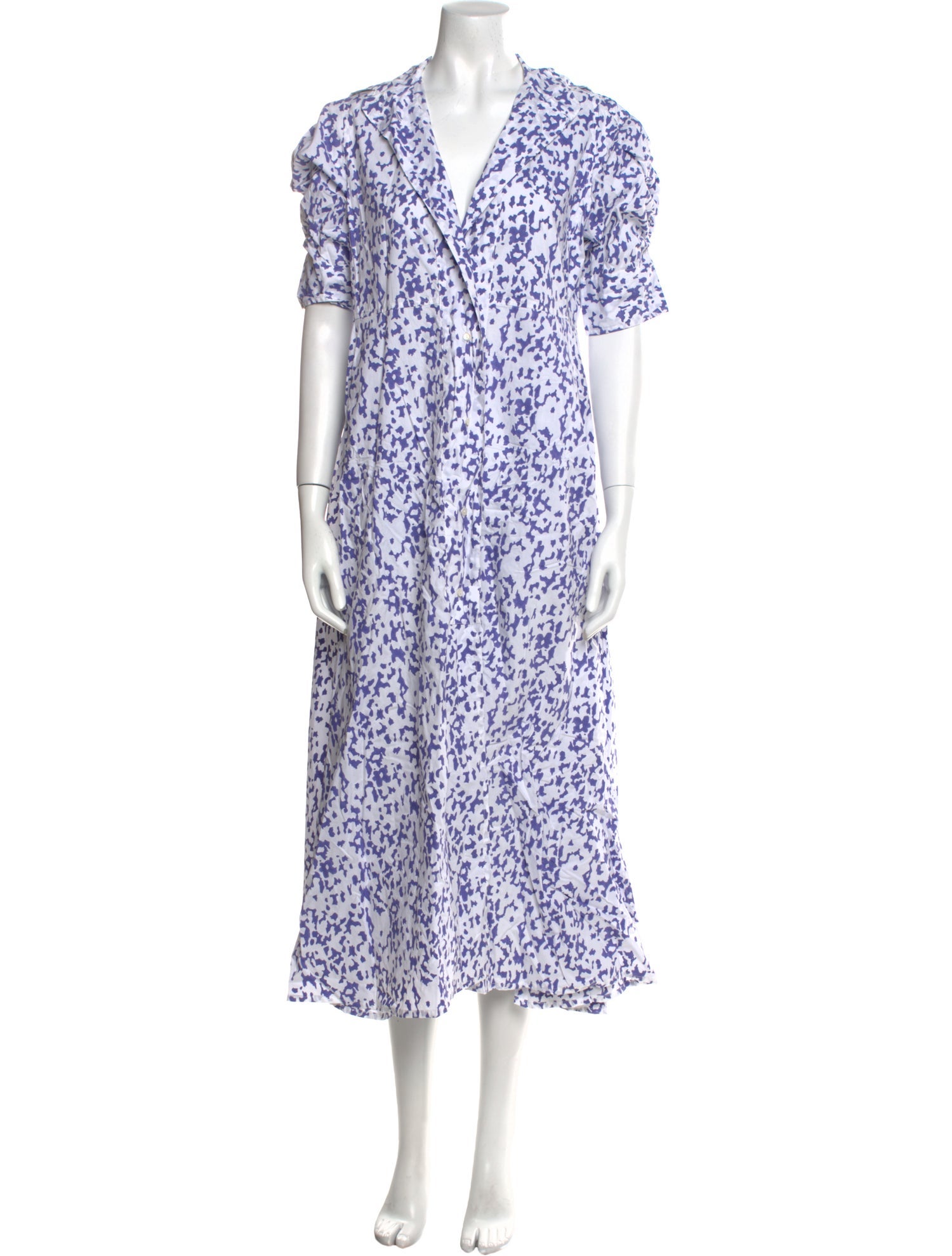 Thierry Colson Floral Print Long Dress