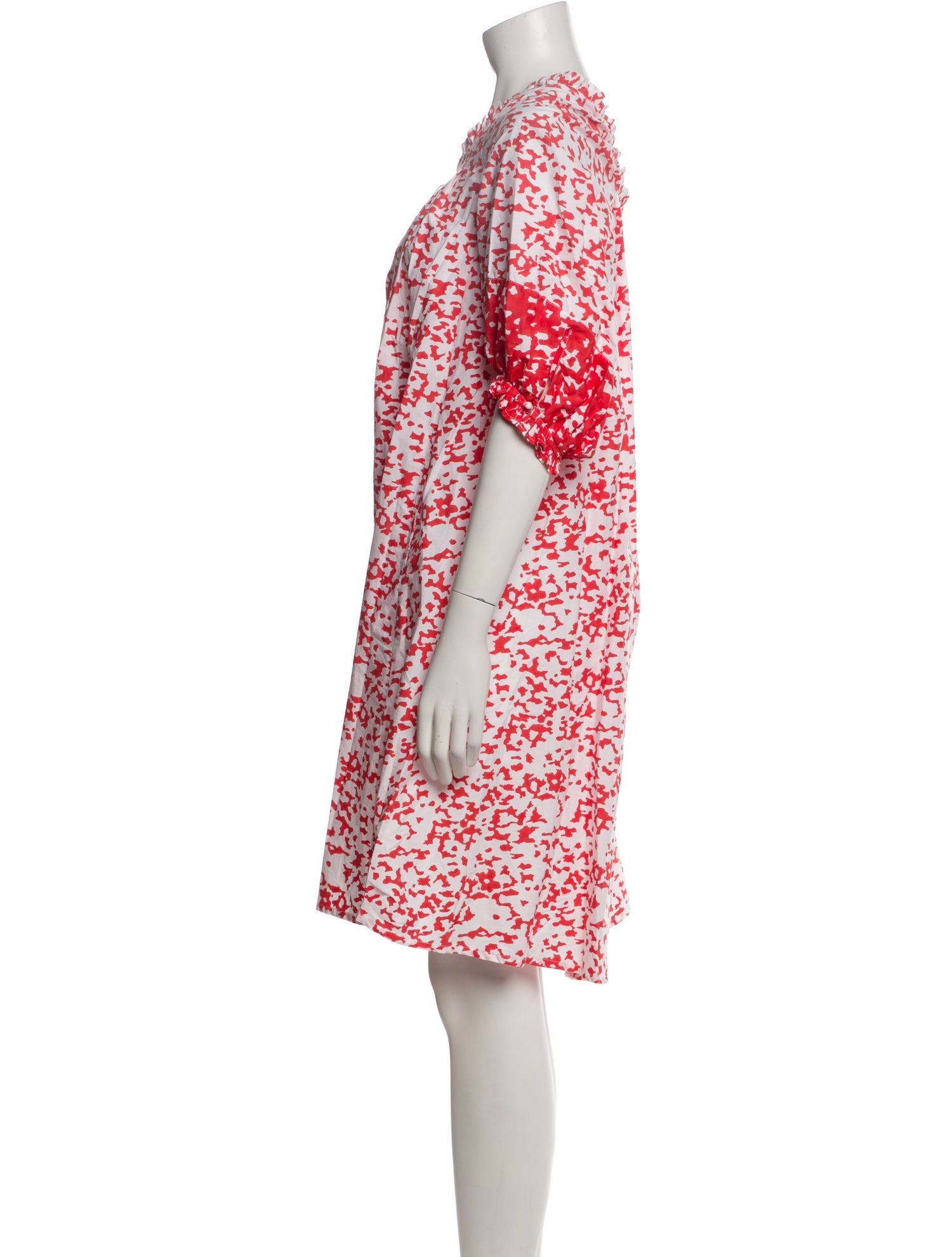 Thierry Colson Printed Knee-Length Dress