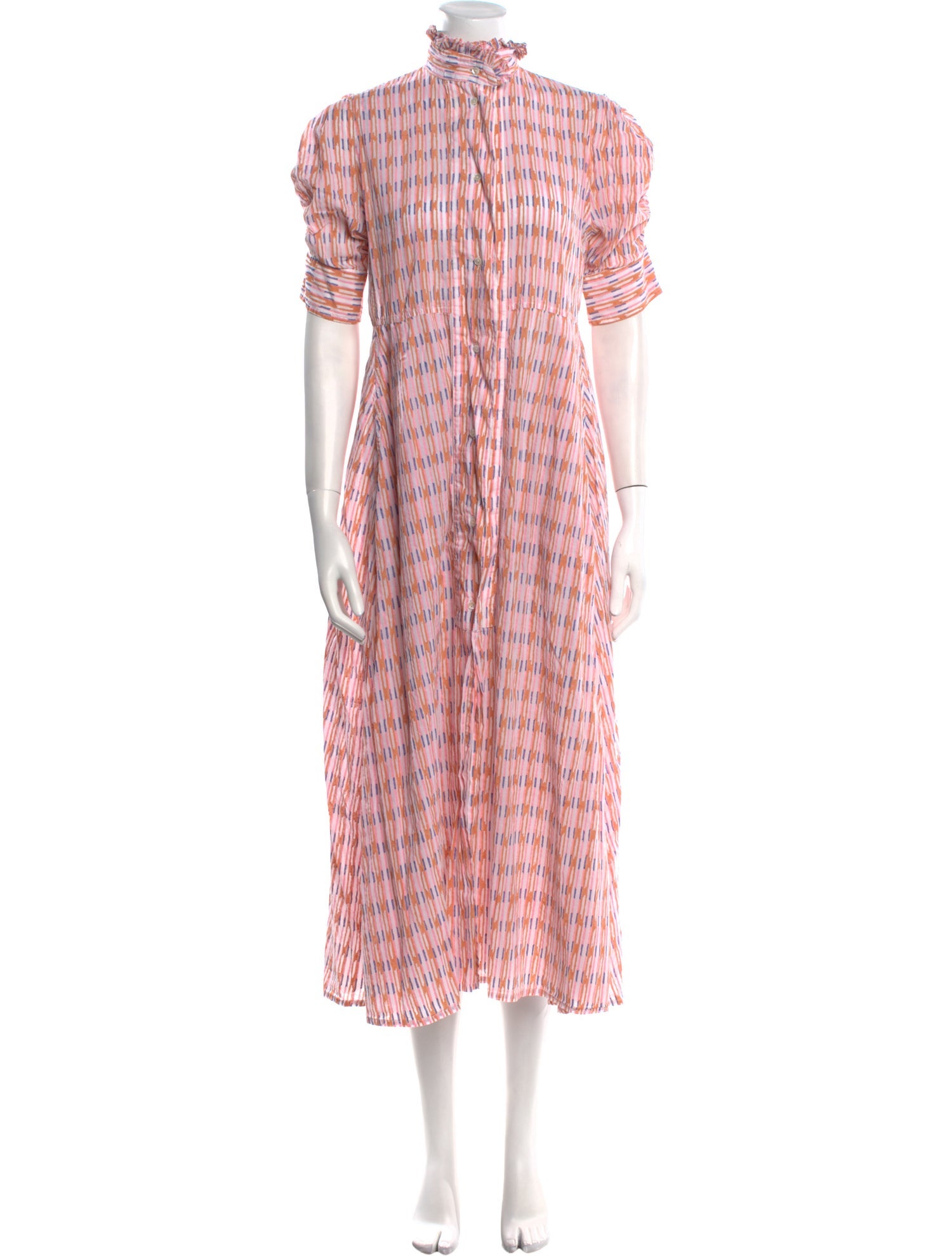 Thierry Colson Striped Long Dress