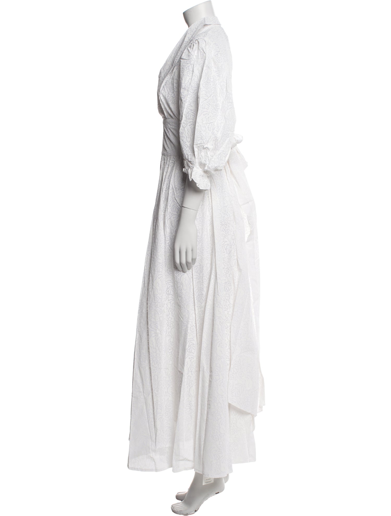 Thierry Colson V-Neck Long Dress