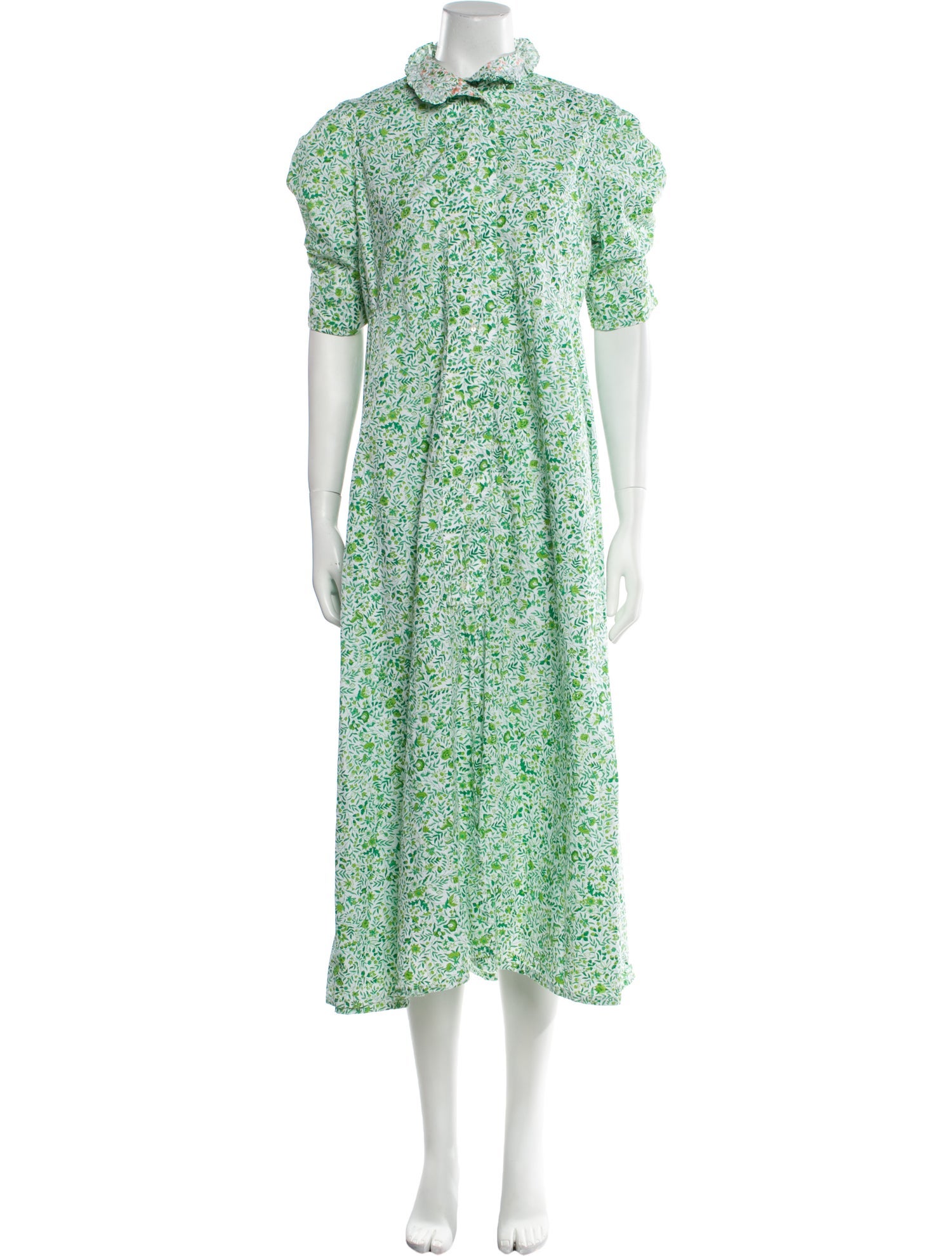 Thierry Colson Floral Print Long Dress