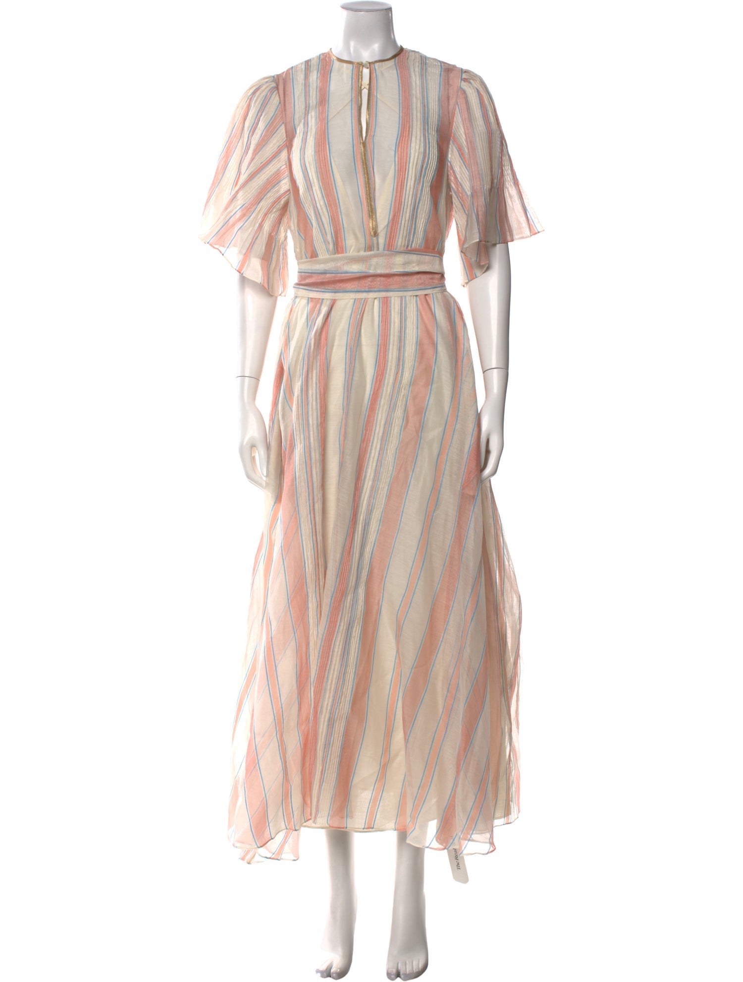 Thierry Colson Striped Long Dress