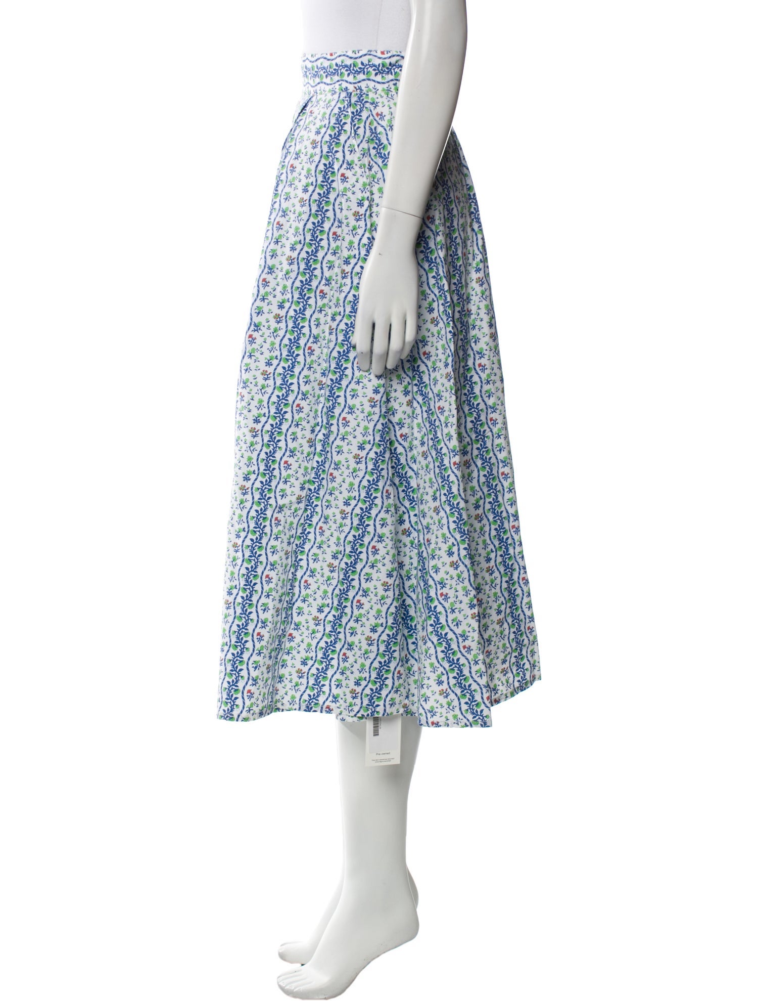 Thierry Colson Printed Midi Length Skirt