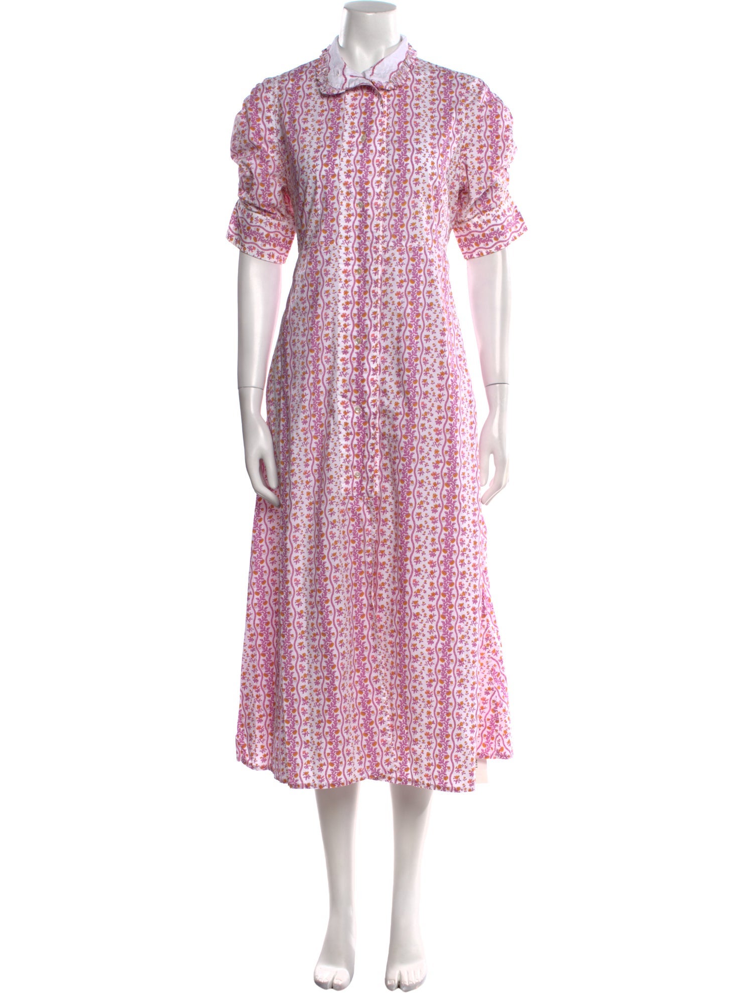 Thierry Colson Floral Print Long Dress