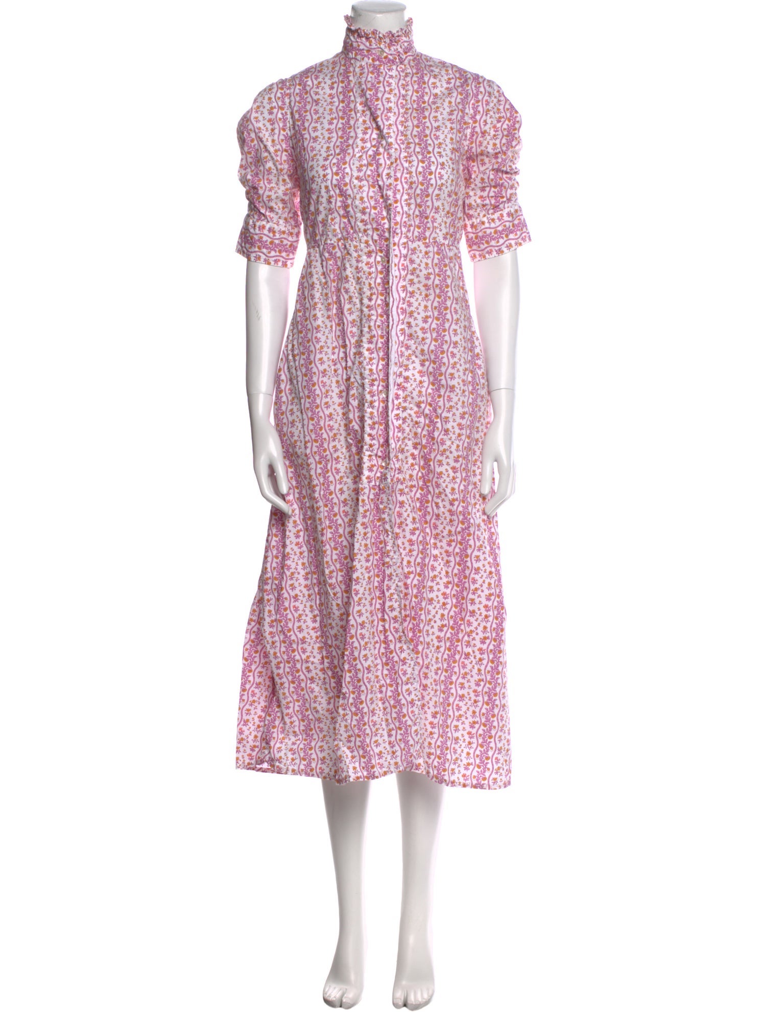 Thierry Colson Floral Print Long Dress