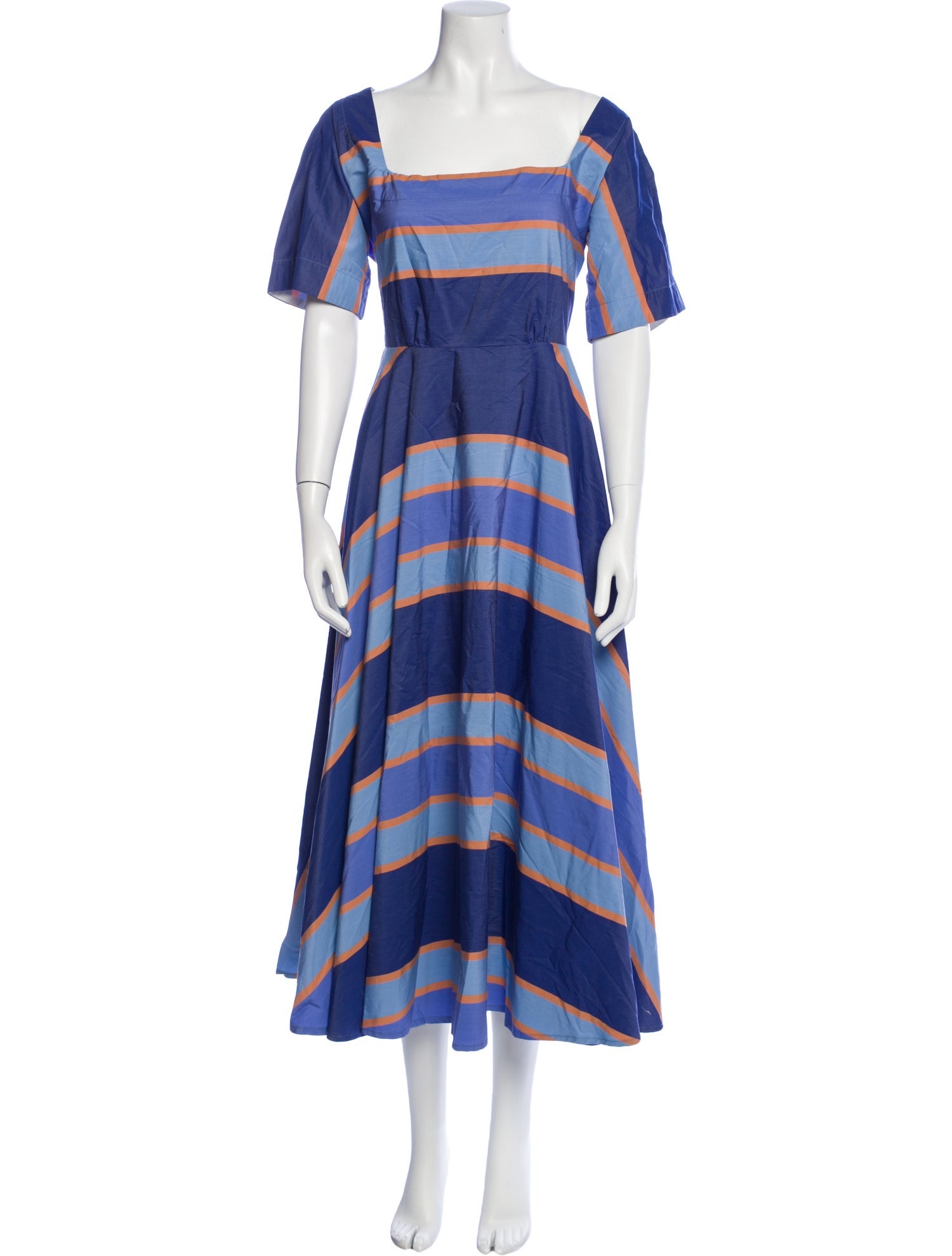 Thierry Colson Striped Long Dress