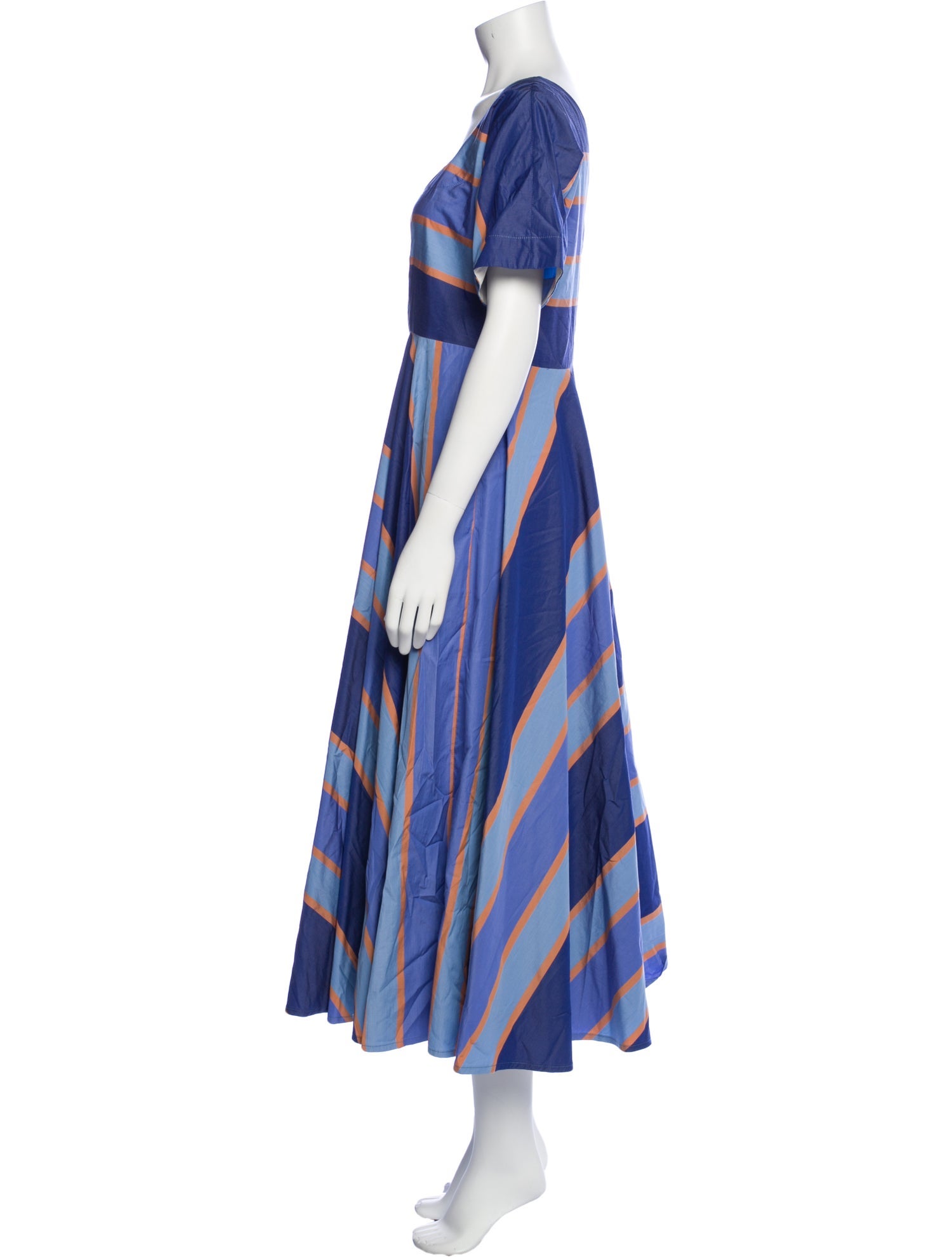 Thierry Colson Striped Long Dress