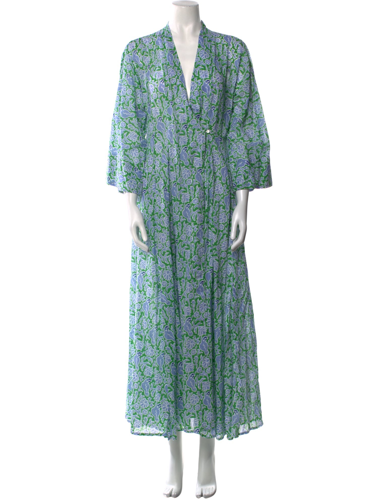 Thierry Colson Floral Print Long Dress