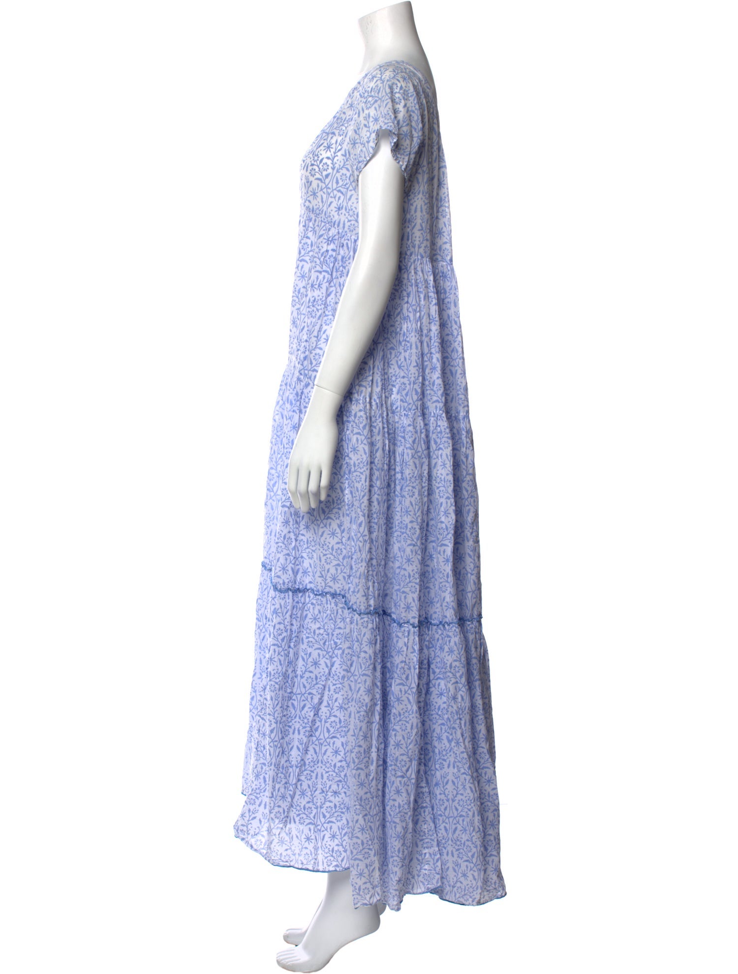 Thierry Colson Floral Print Long Dress