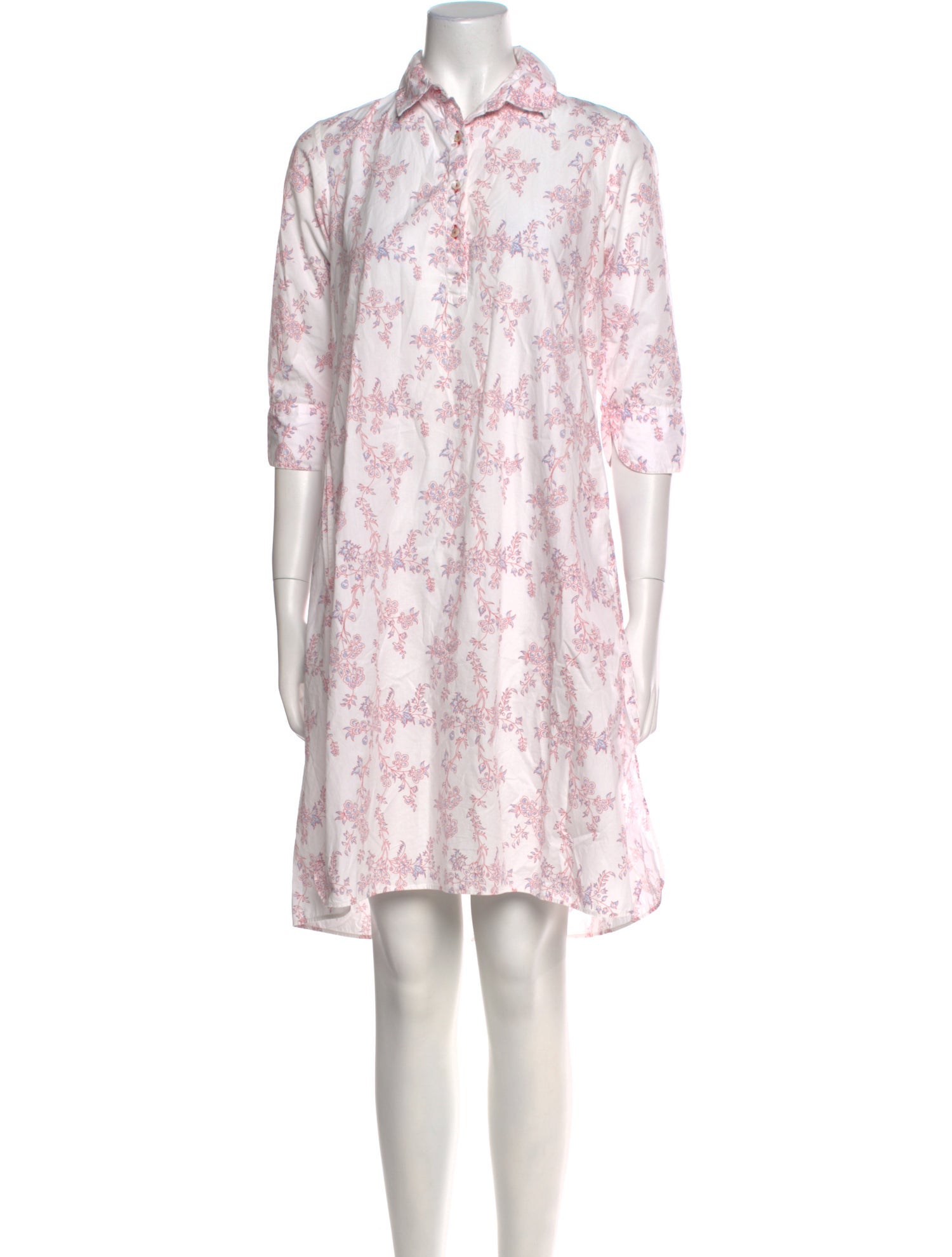 Thierry Colson Floral Print Knee-Length Dress