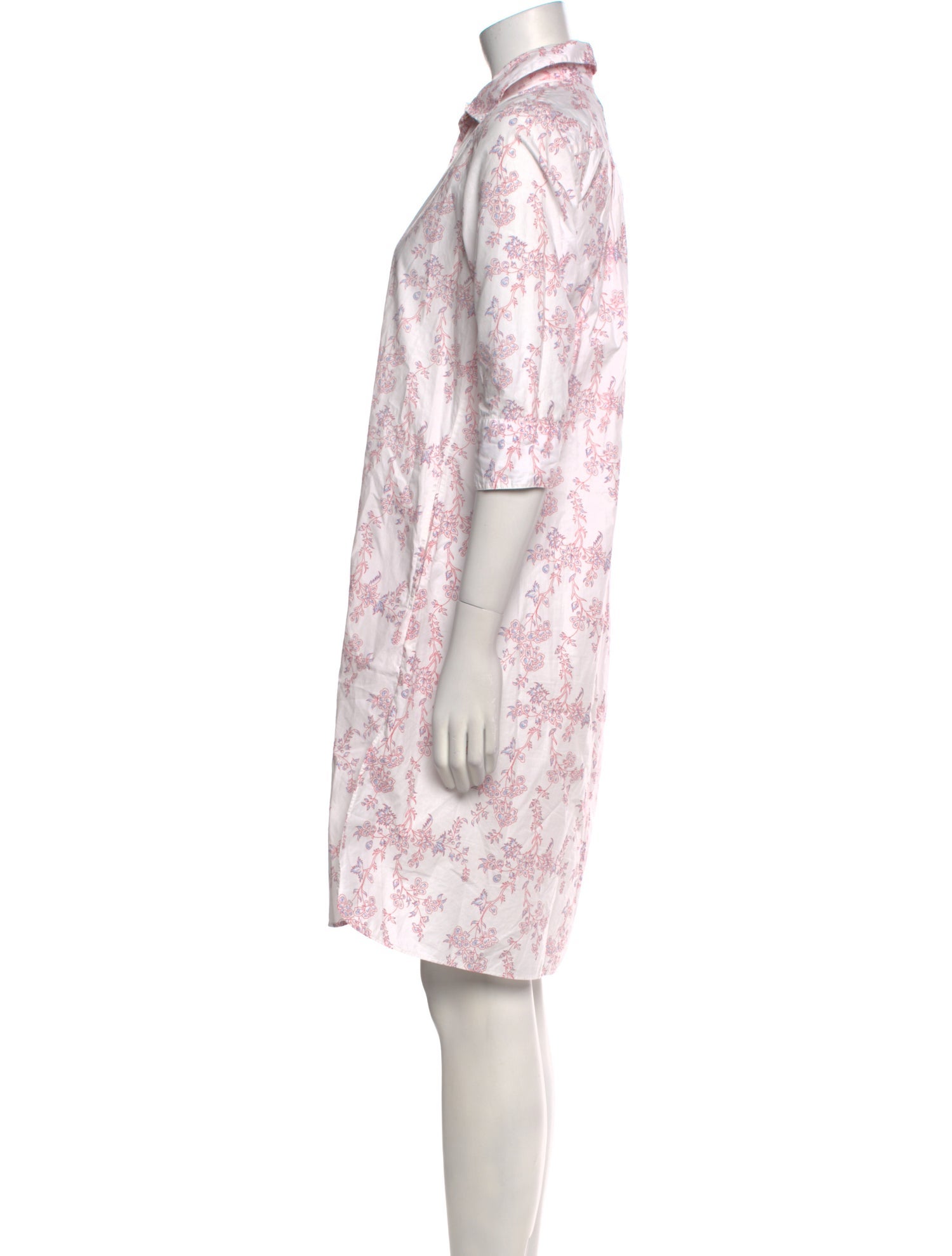 Thierry Colson Floral Print Knee-Length Dress