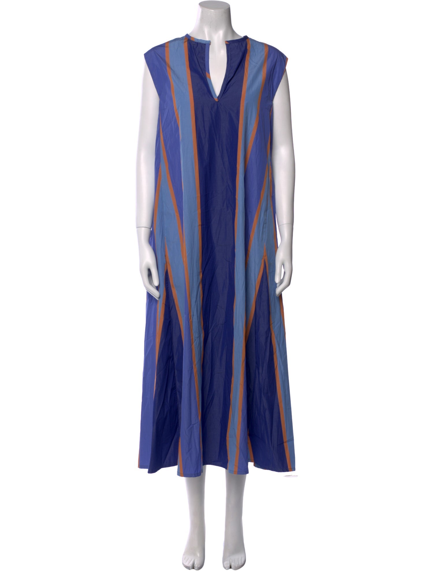 Thierry Colson Striped Long Dress