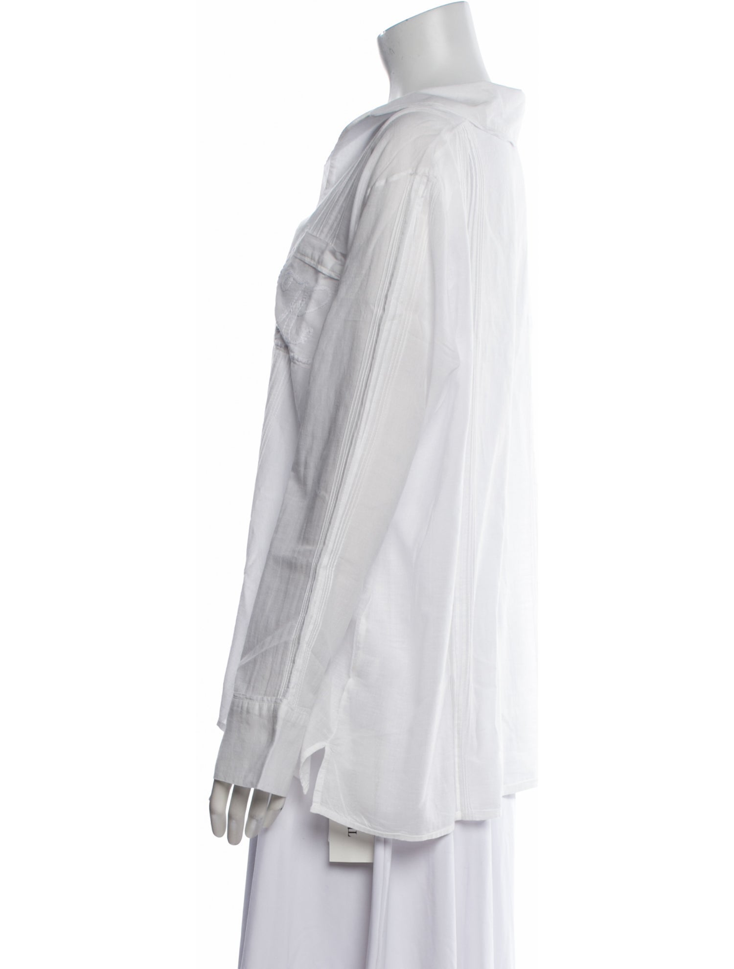 Thierry Colson Long Sleeve Button-Up Top