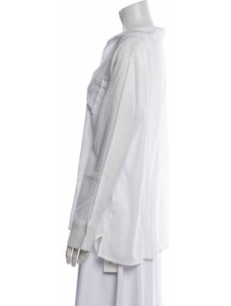 Thierry Colson Long Sleeve Button-Up Top