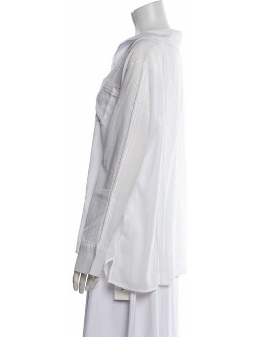 Thierry Colson Long Sleeve Button-Up Top