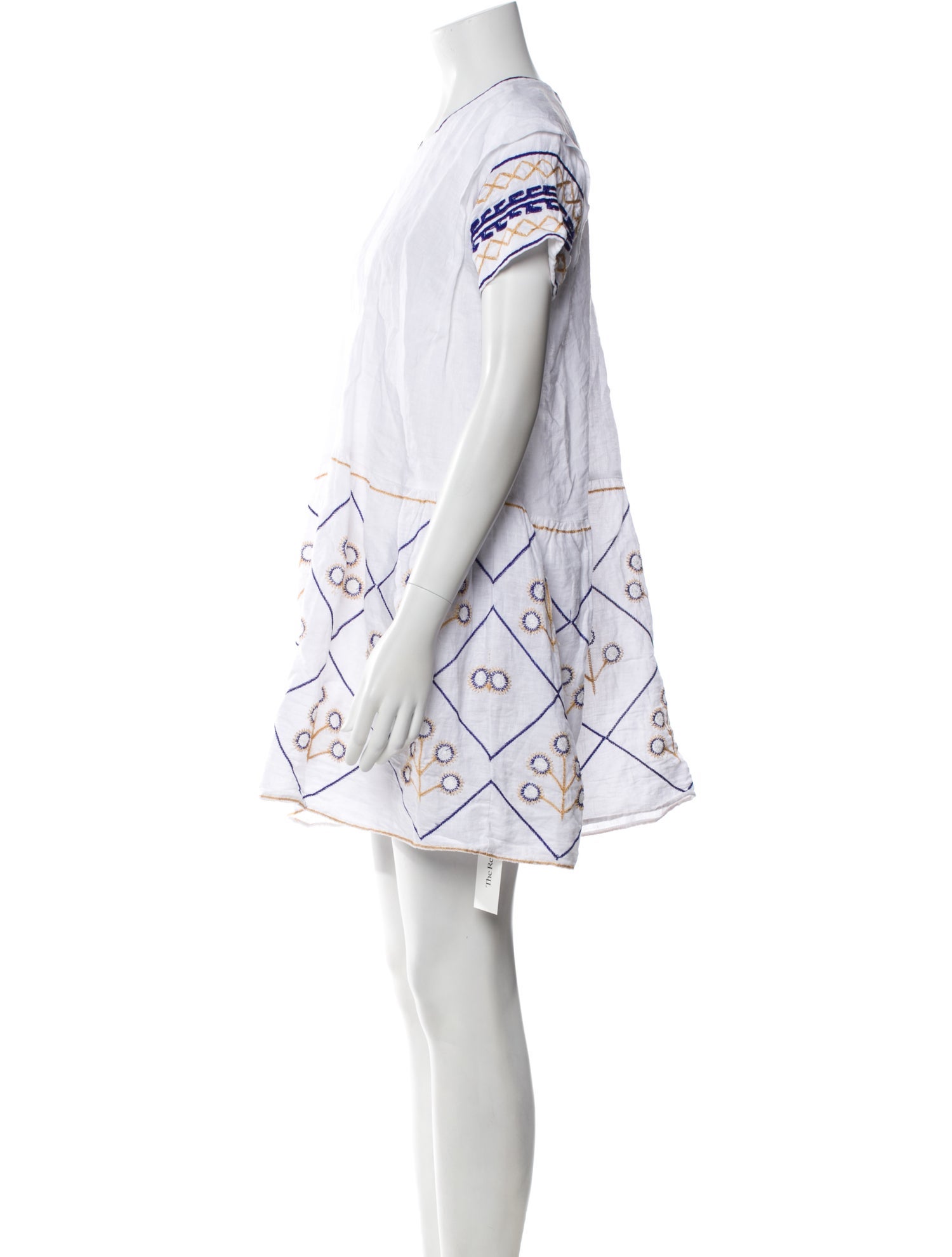 Thierry Colson Linen Mini Dress