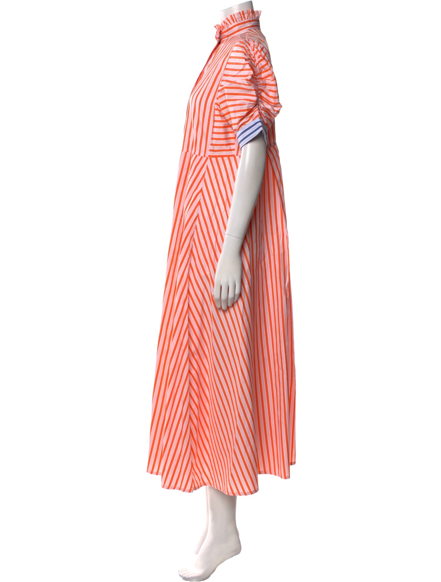 Thierry Colson Striped Long Dress