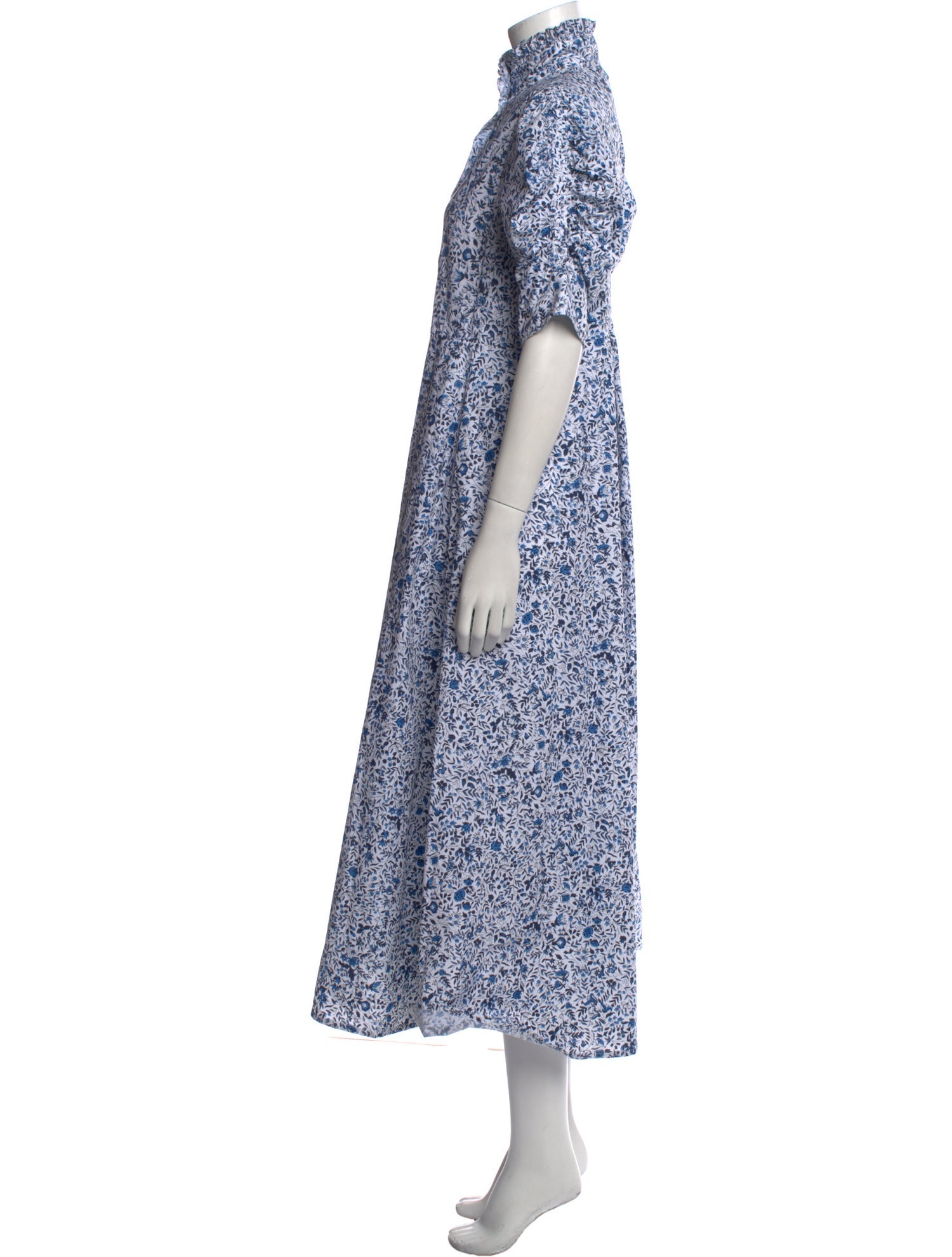 Thierry Colson Floral Print Long Dress