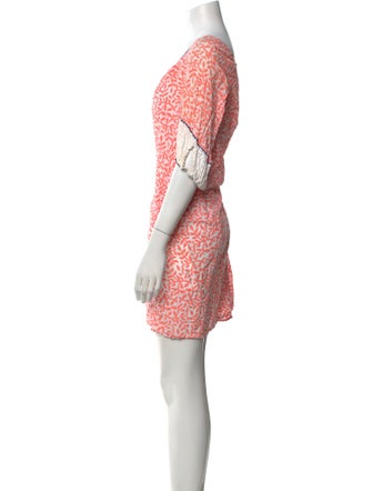 Thierry Colson Printed Mini Dress