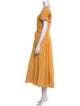 Thierry Colson Bateau Neckline Long Dress