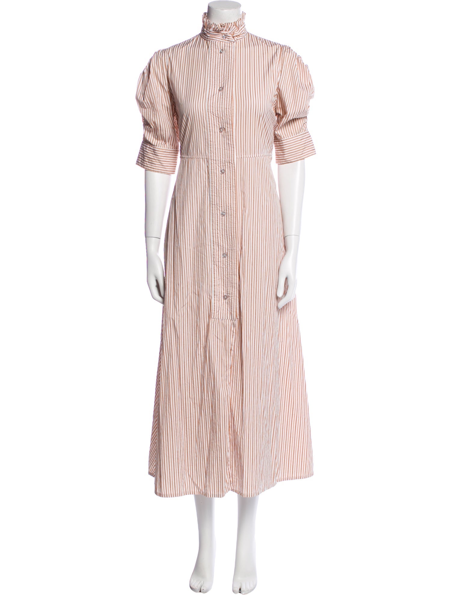 Thierry Colson Striped Long Dress